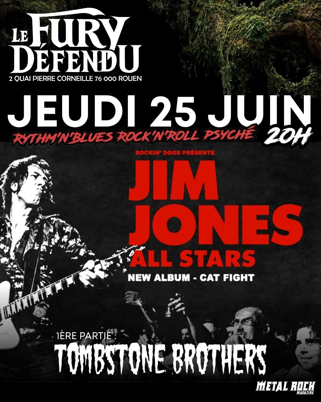 Jim Jones All Stars / Tombstone Brothers // Le Fury Défendu