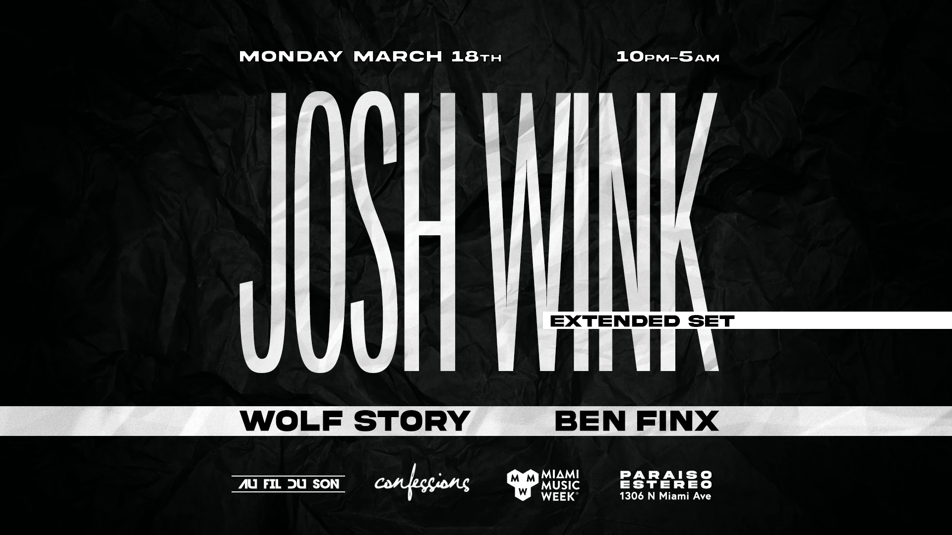 Josh Wink (Extended Set) - Miami Music Week