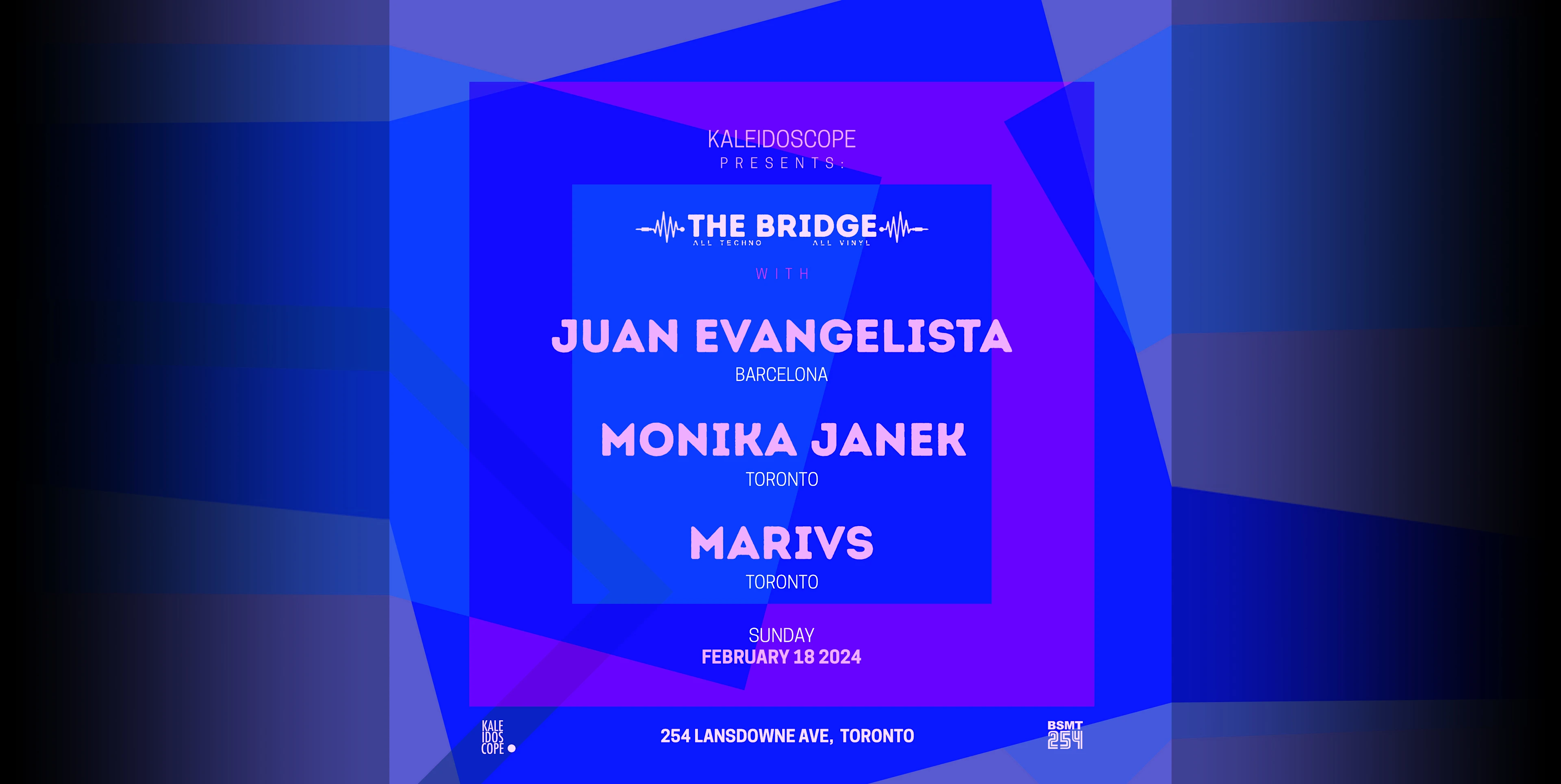 Kaleidosope: Juan Evangelista, Monika Janek, Marivs