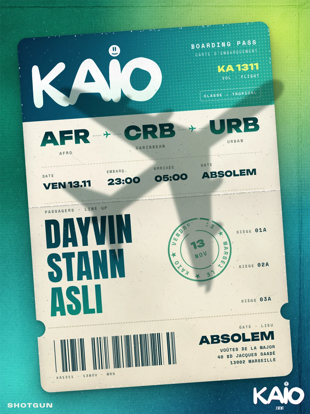 Kaio - Embarquement 1311