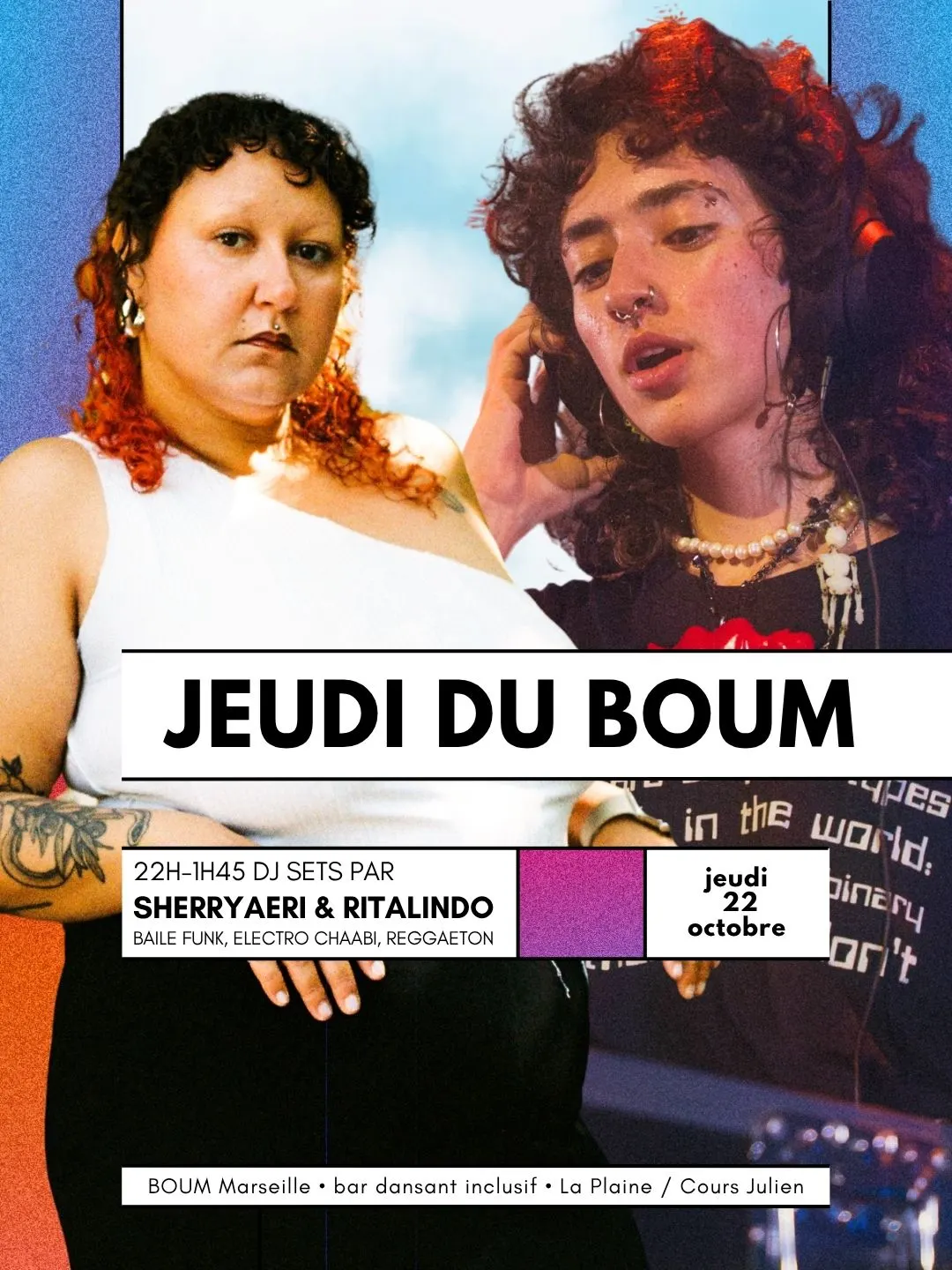Jeudi Du Boum Dj Sets By Sherryaeri & Ritalindo