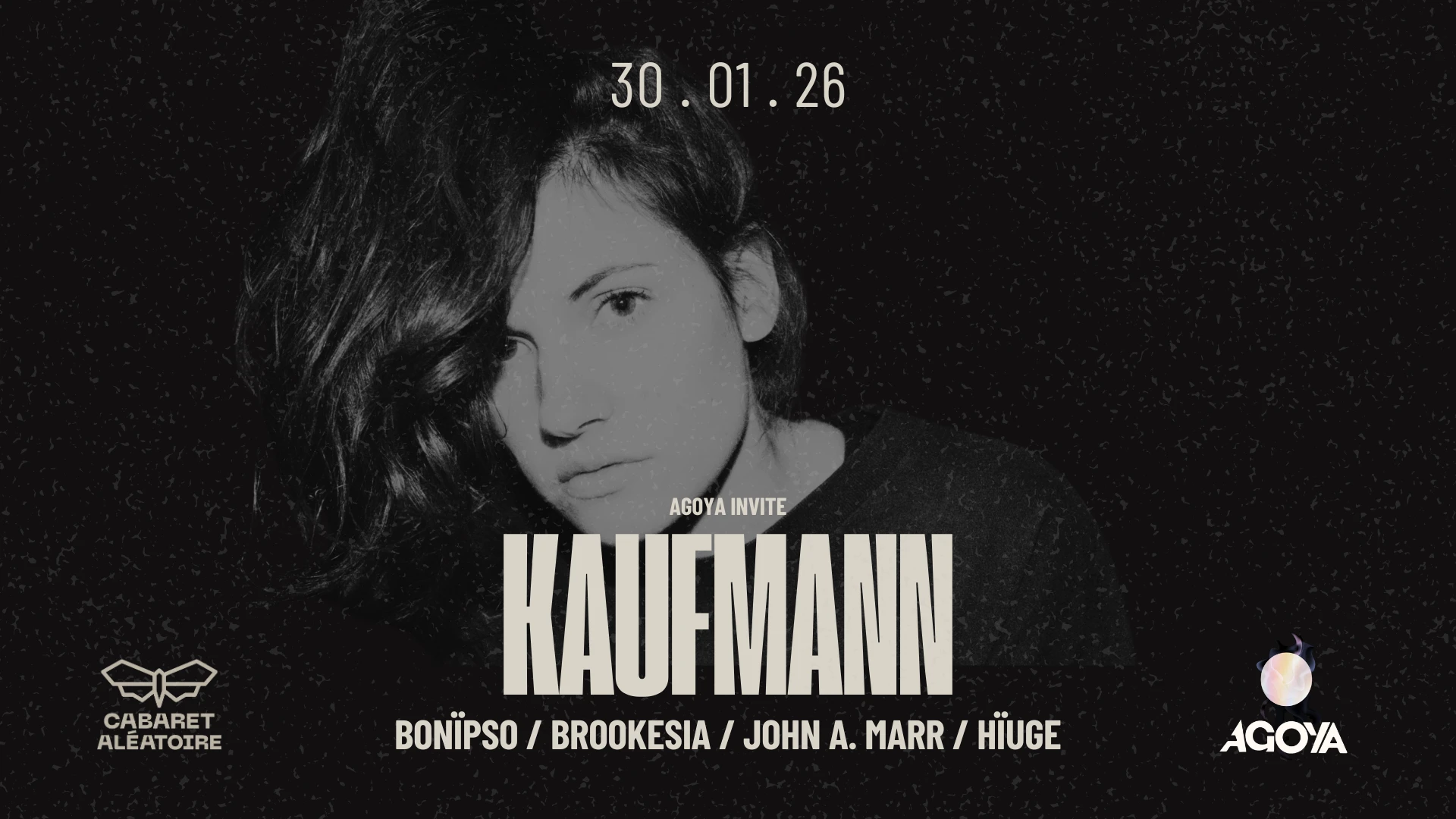 30/01 | Club Cabaret : Agoya Invite Kaufmann
