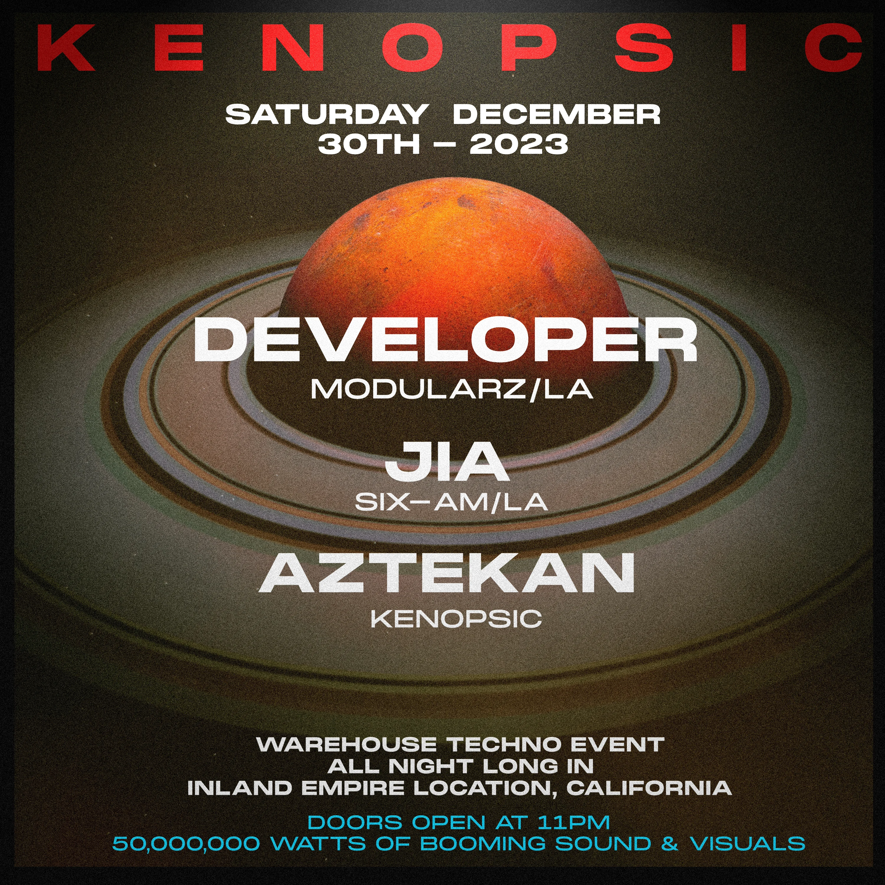 Kenopsic Presents: Developer, Jia, & Aztekan