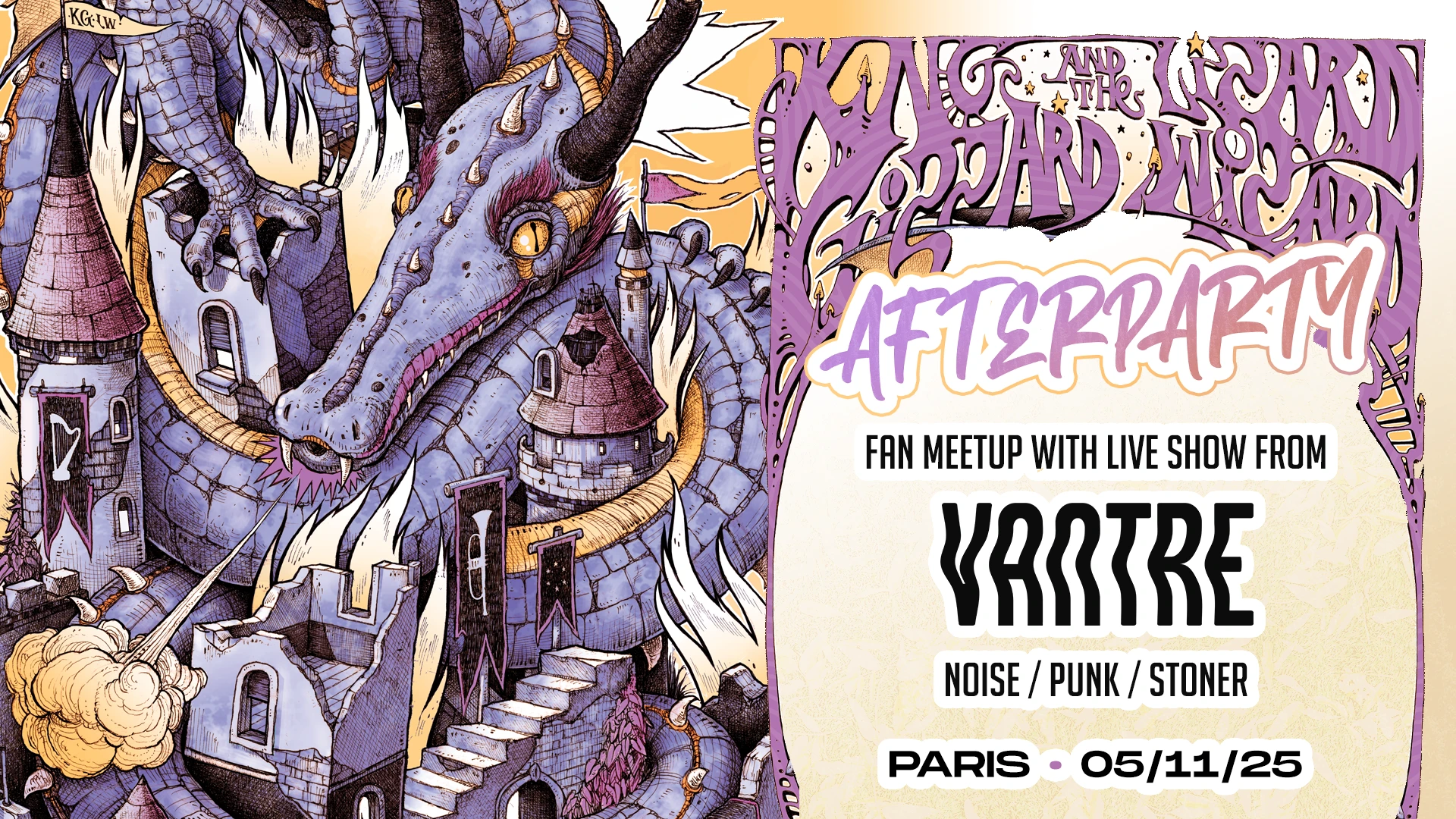 Afterparty King Gizzard - Concert Vantre