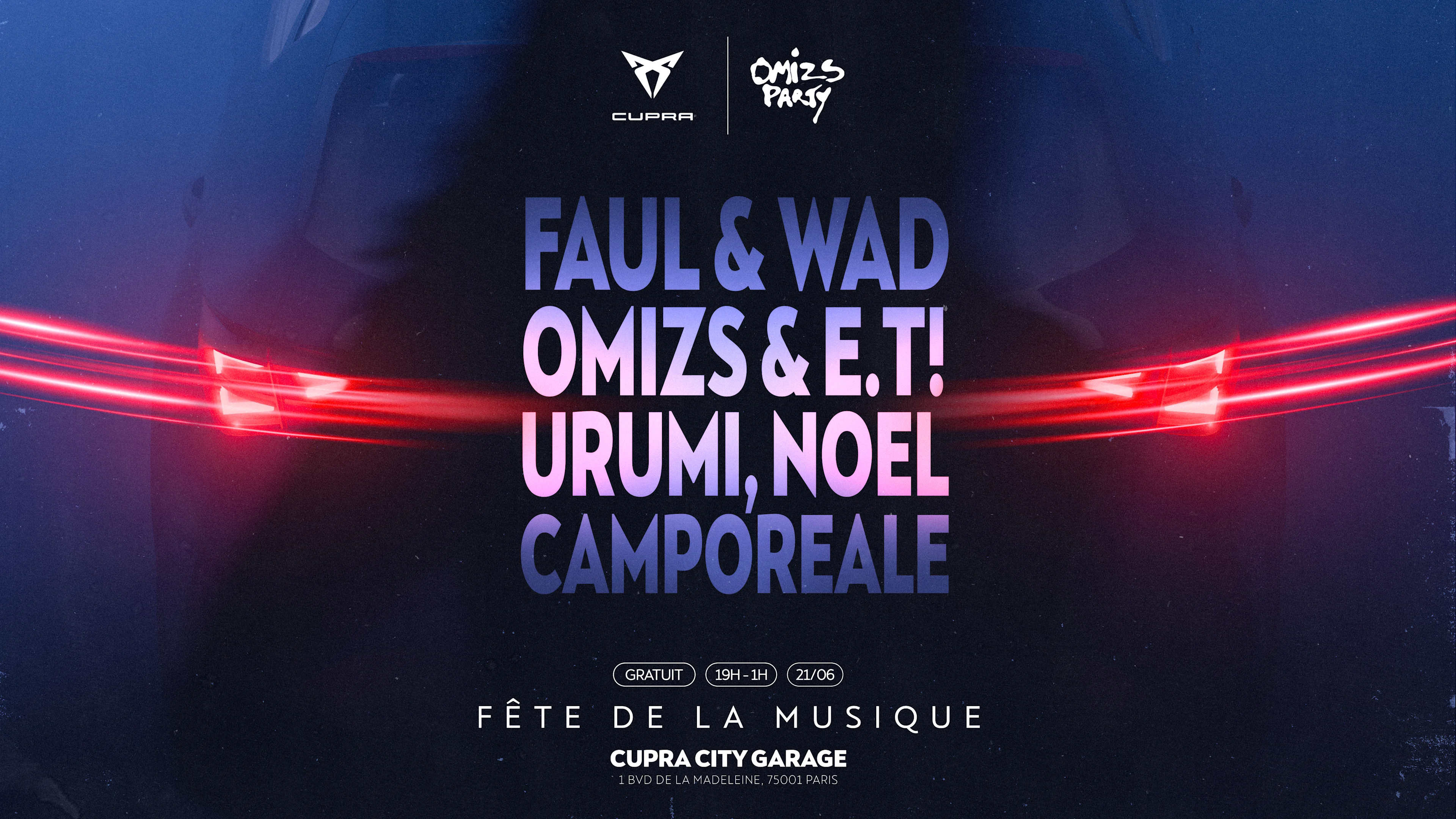 Omizs Party X Cupra : Fête De La Musique