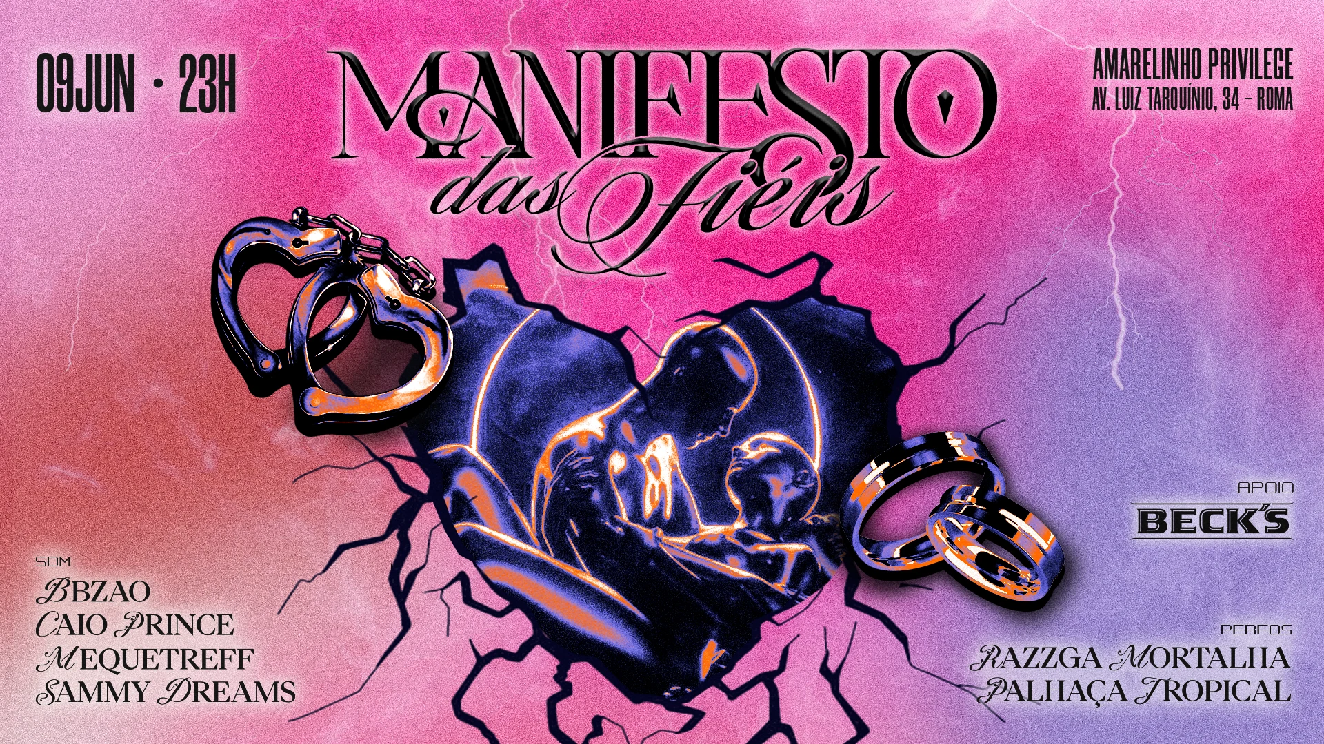 Manifesto Das Fiéis 09/06 @ Amarelinho Privilege Cbx