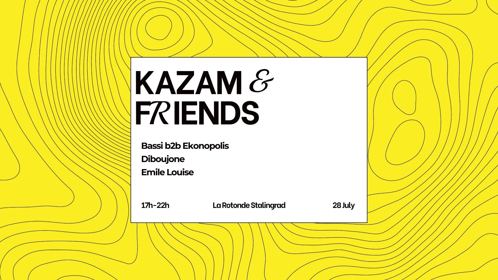 Kazam & Friends - Open Air + Refuge