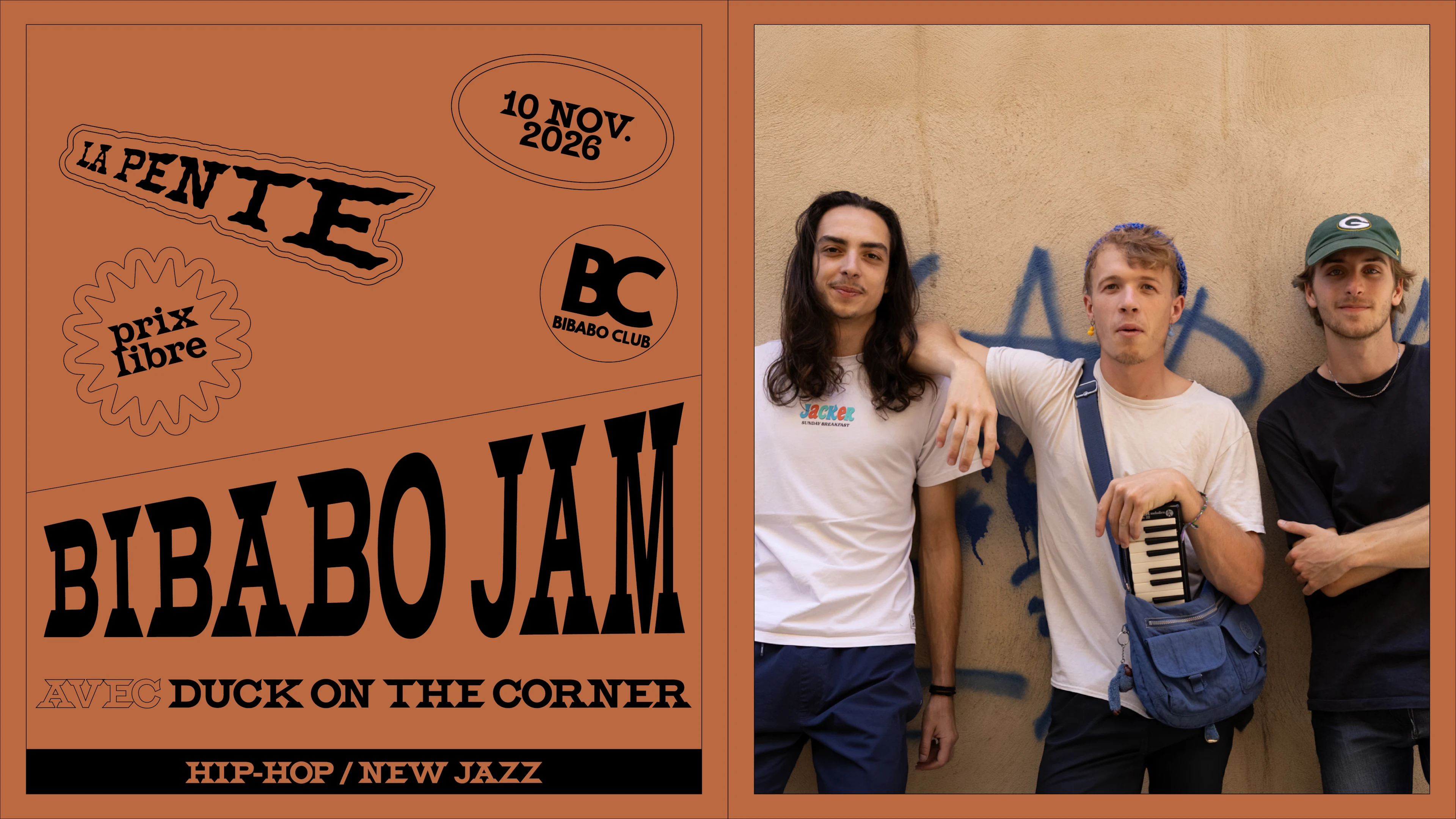 Bibabo Jam Avec Duck On The Corner [Jam New Jazz / Hip-Hop]