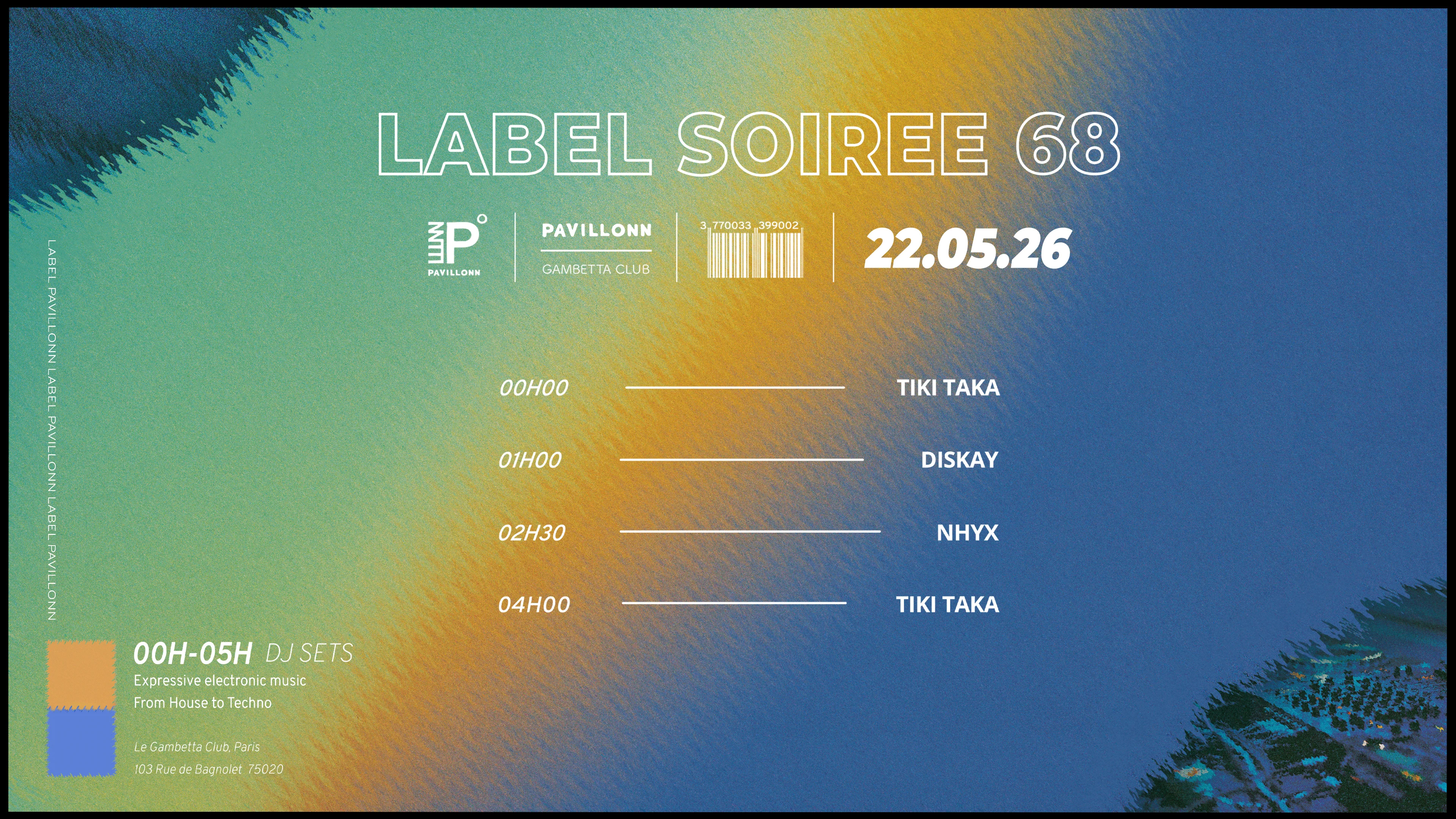 Pavillonn Label Soirée Club
