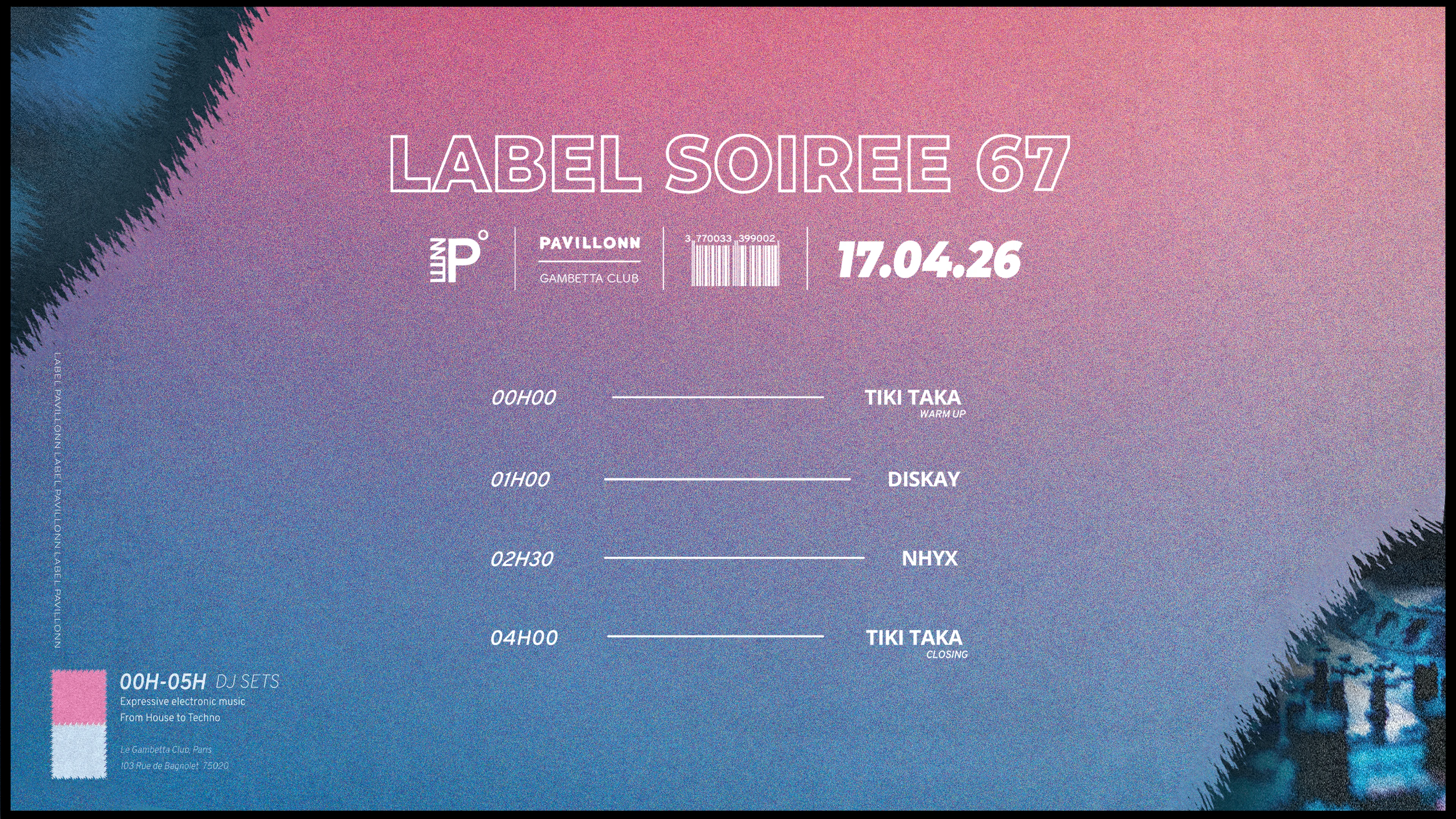 Pavillonn Label Soirée Club