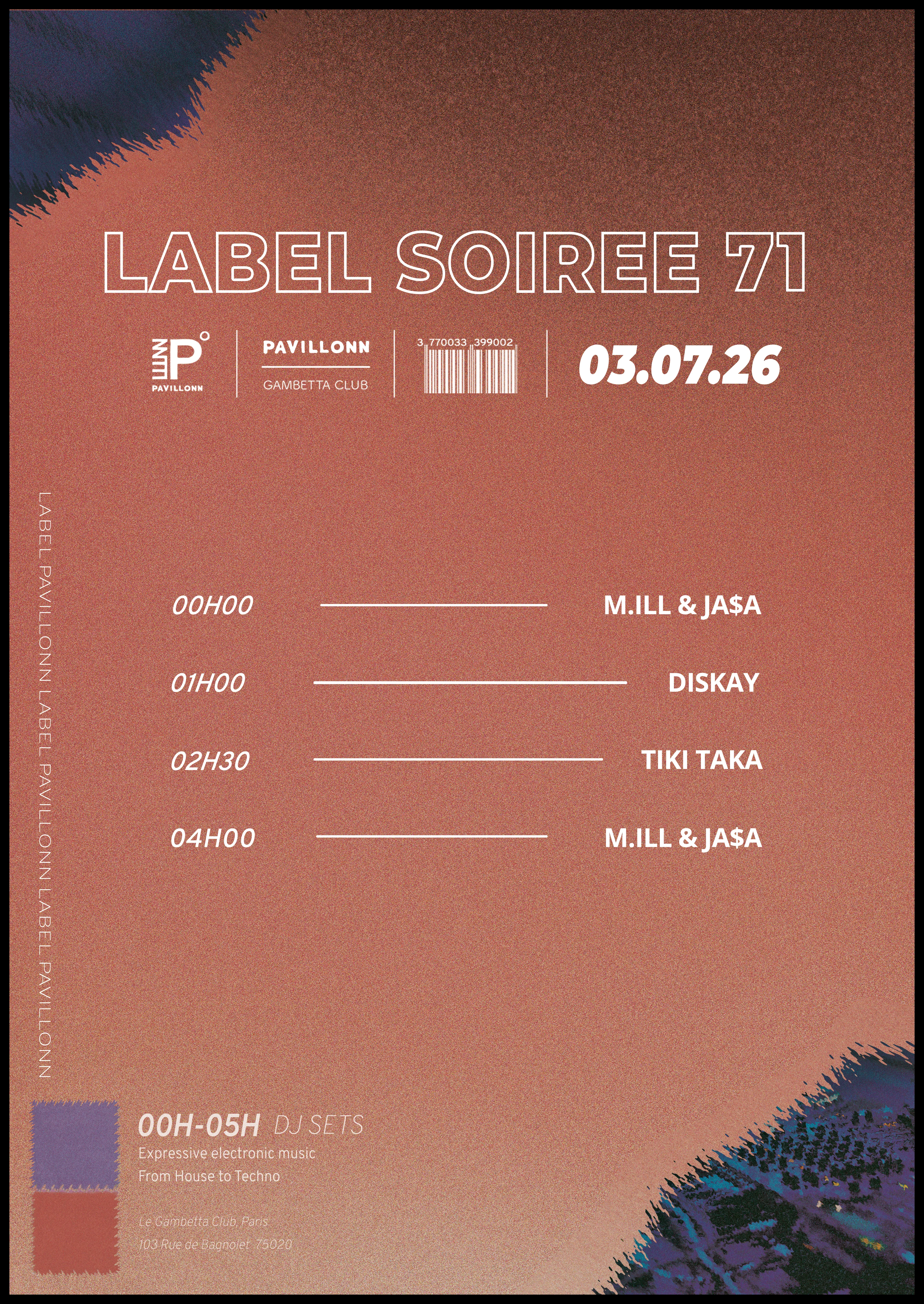 Pavillonn Label Soirée Club