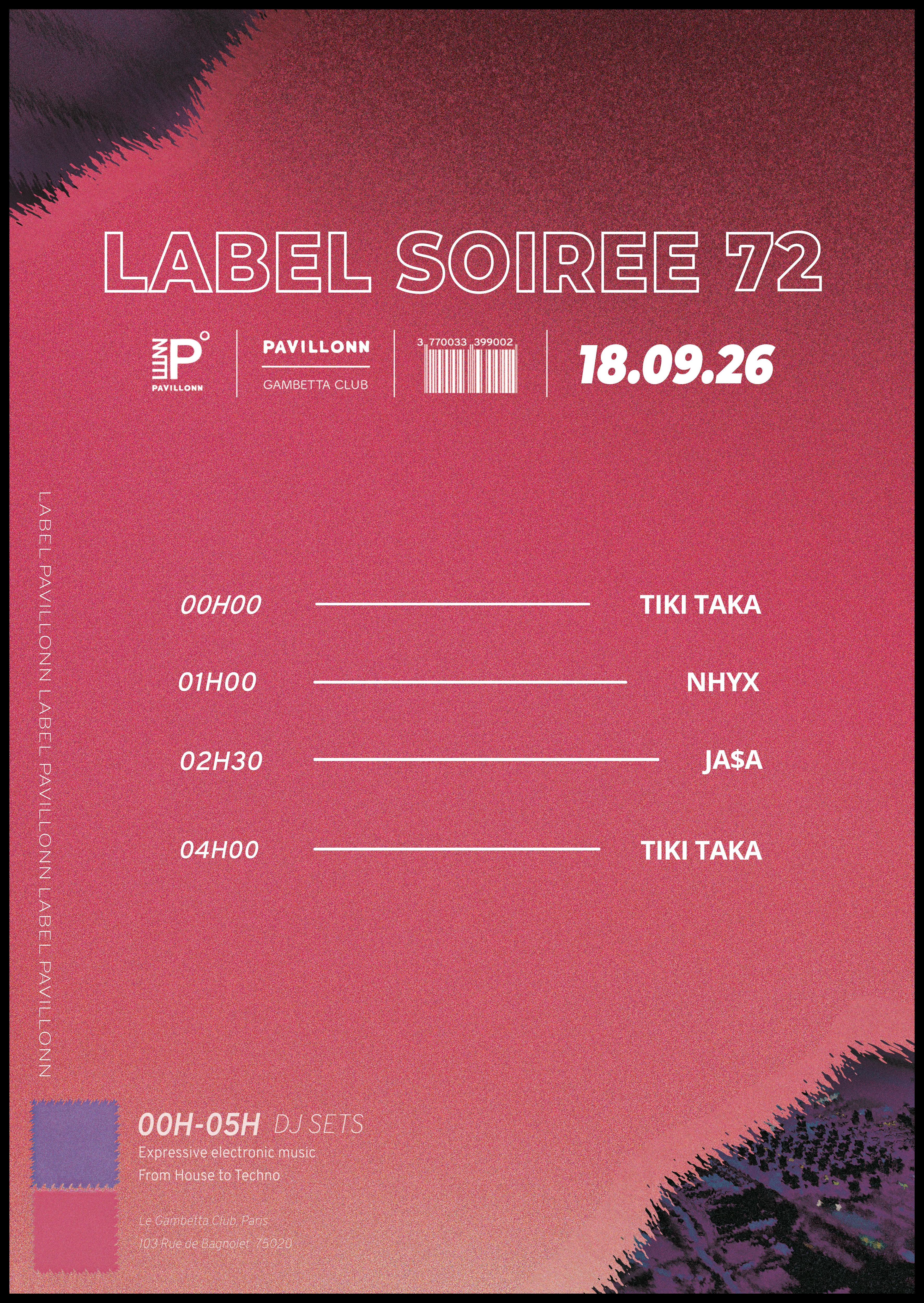 Pavillonn Label Soirée Club