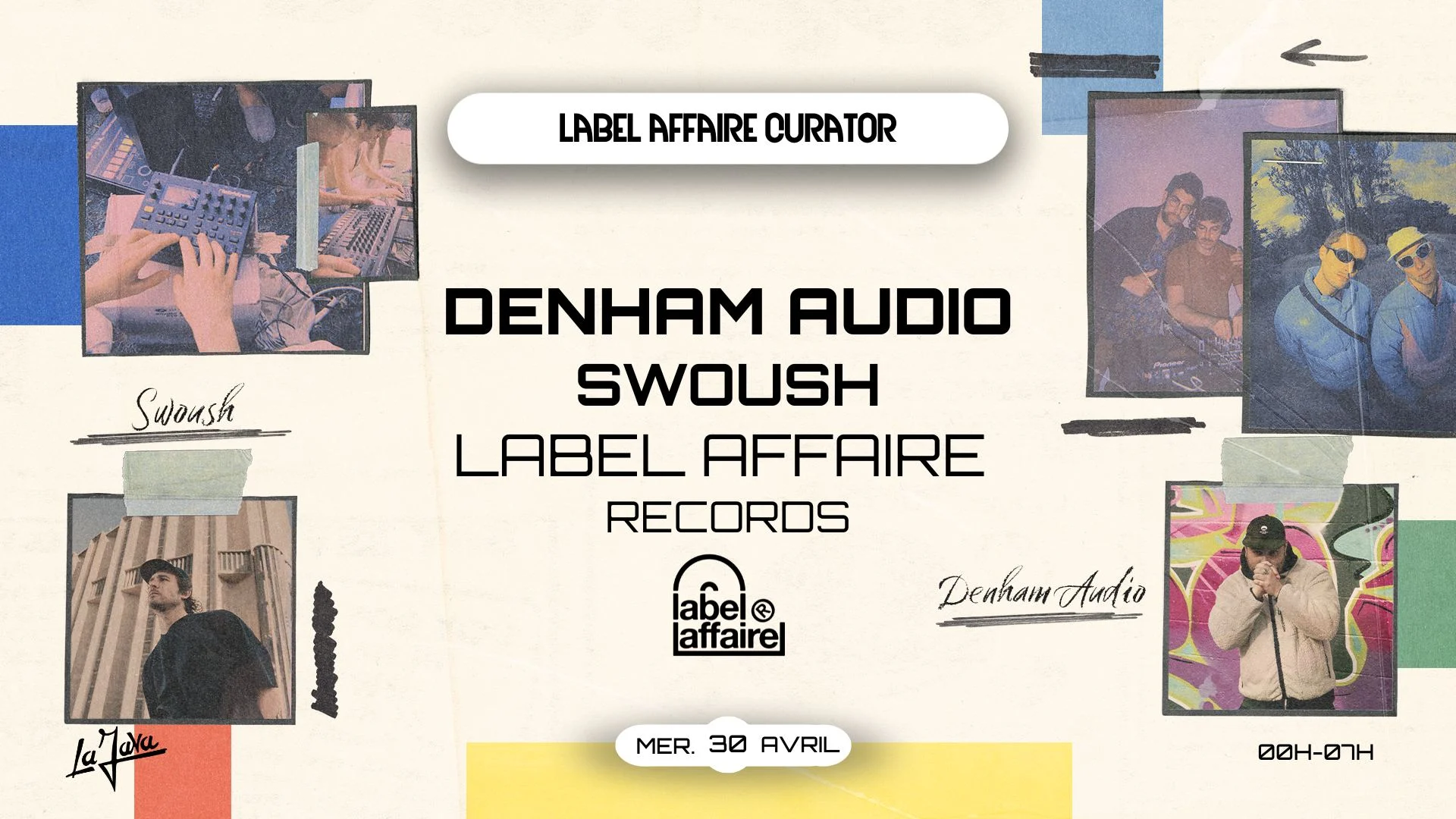 Label Affaire : Denham Audio, Swoush & More