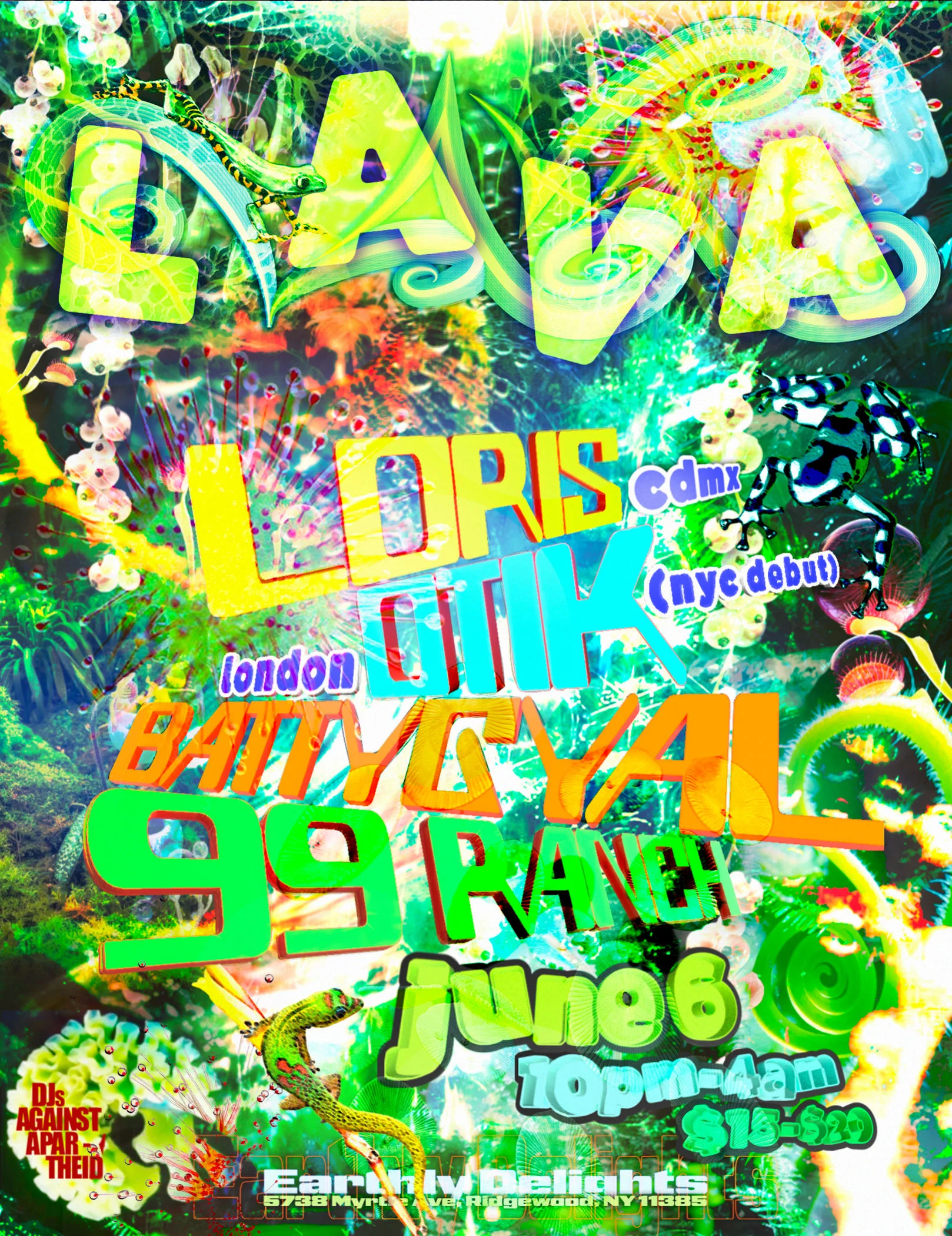Lava007 :: Otik (Uk), Loris (Cdmx), Battygyal, And 99 Ranch