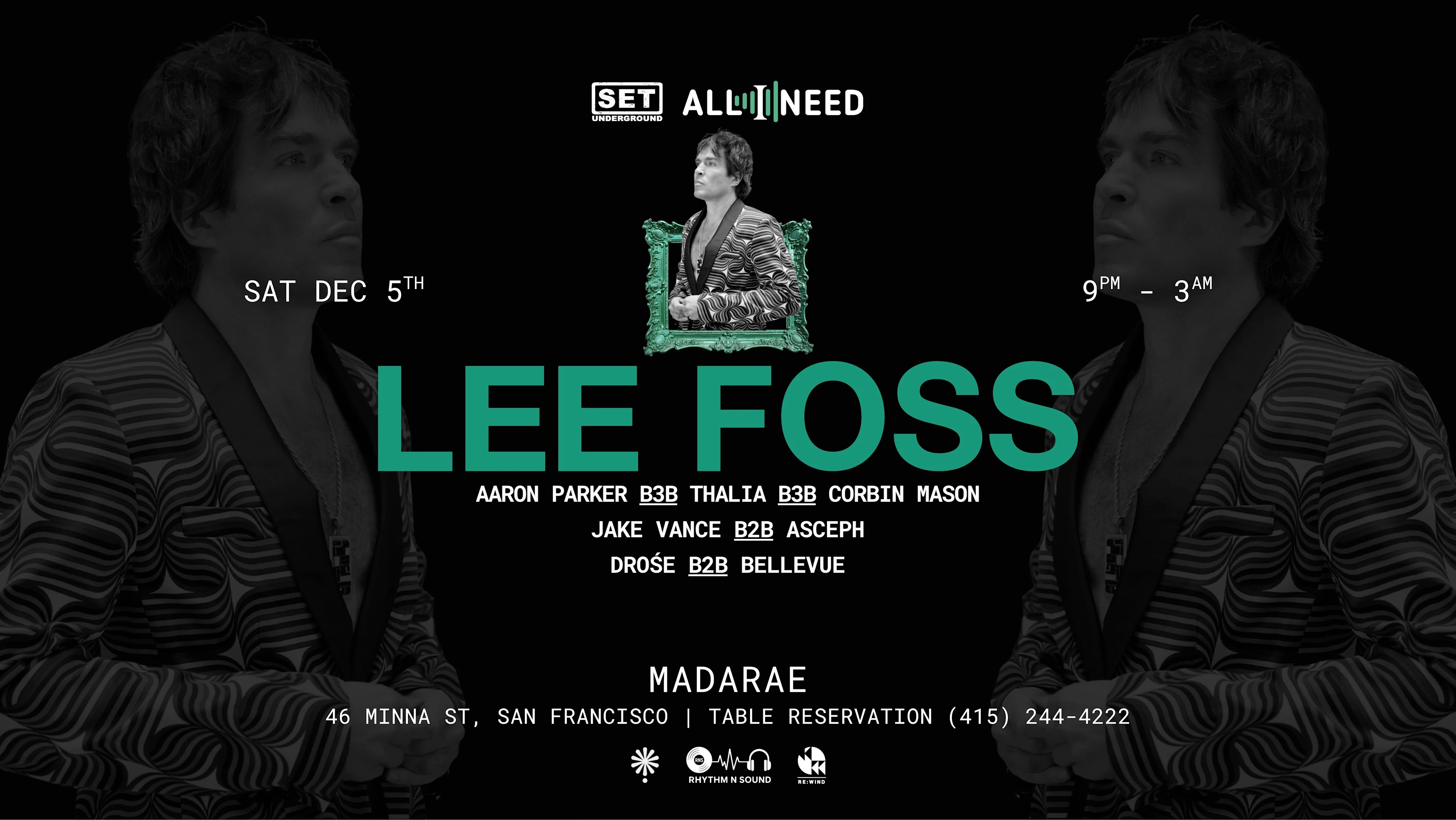 Lee Foss At Madarae Nightclub San Francisco