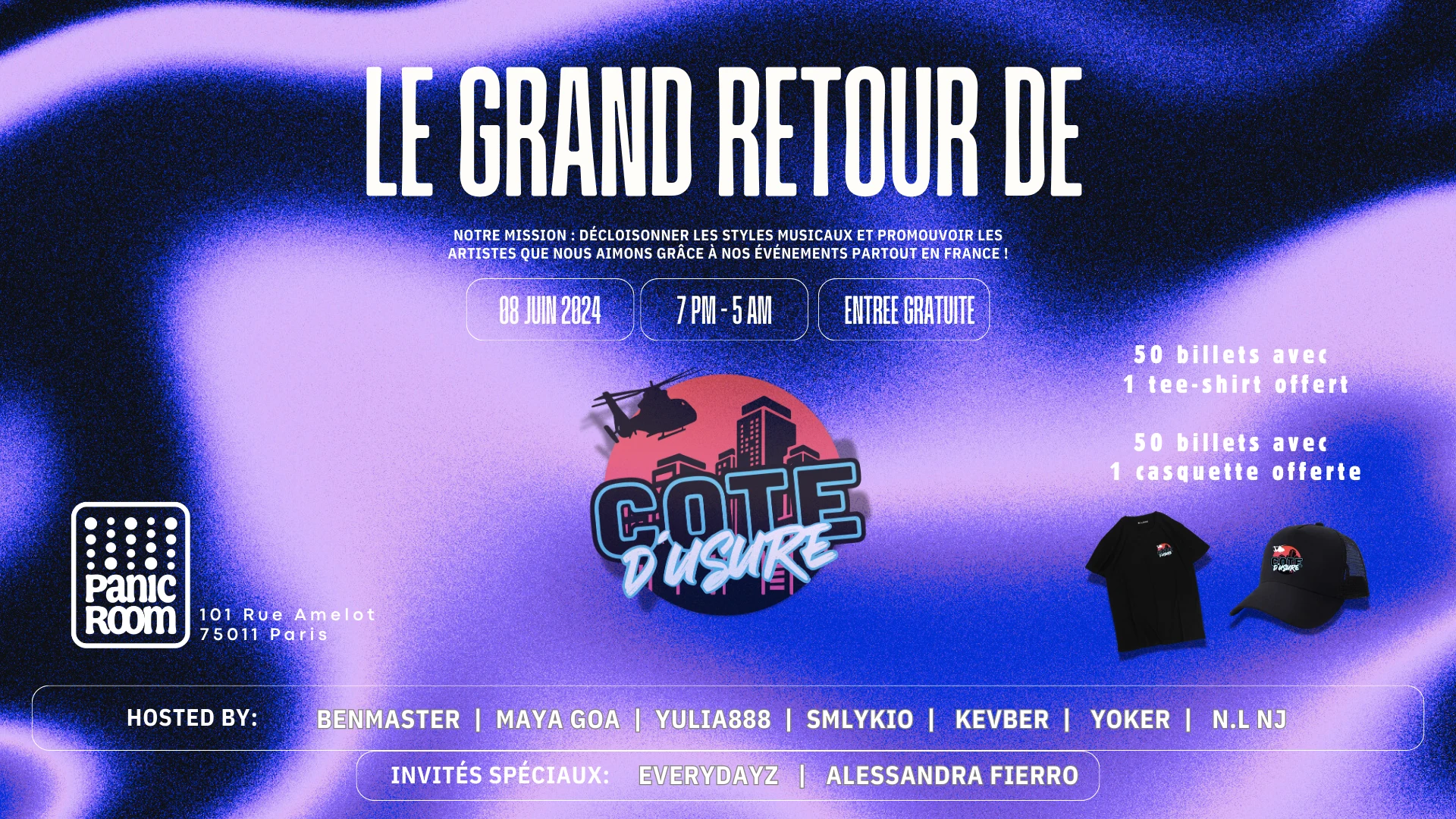 Côte D'usure Est De Retour Au Panic Room