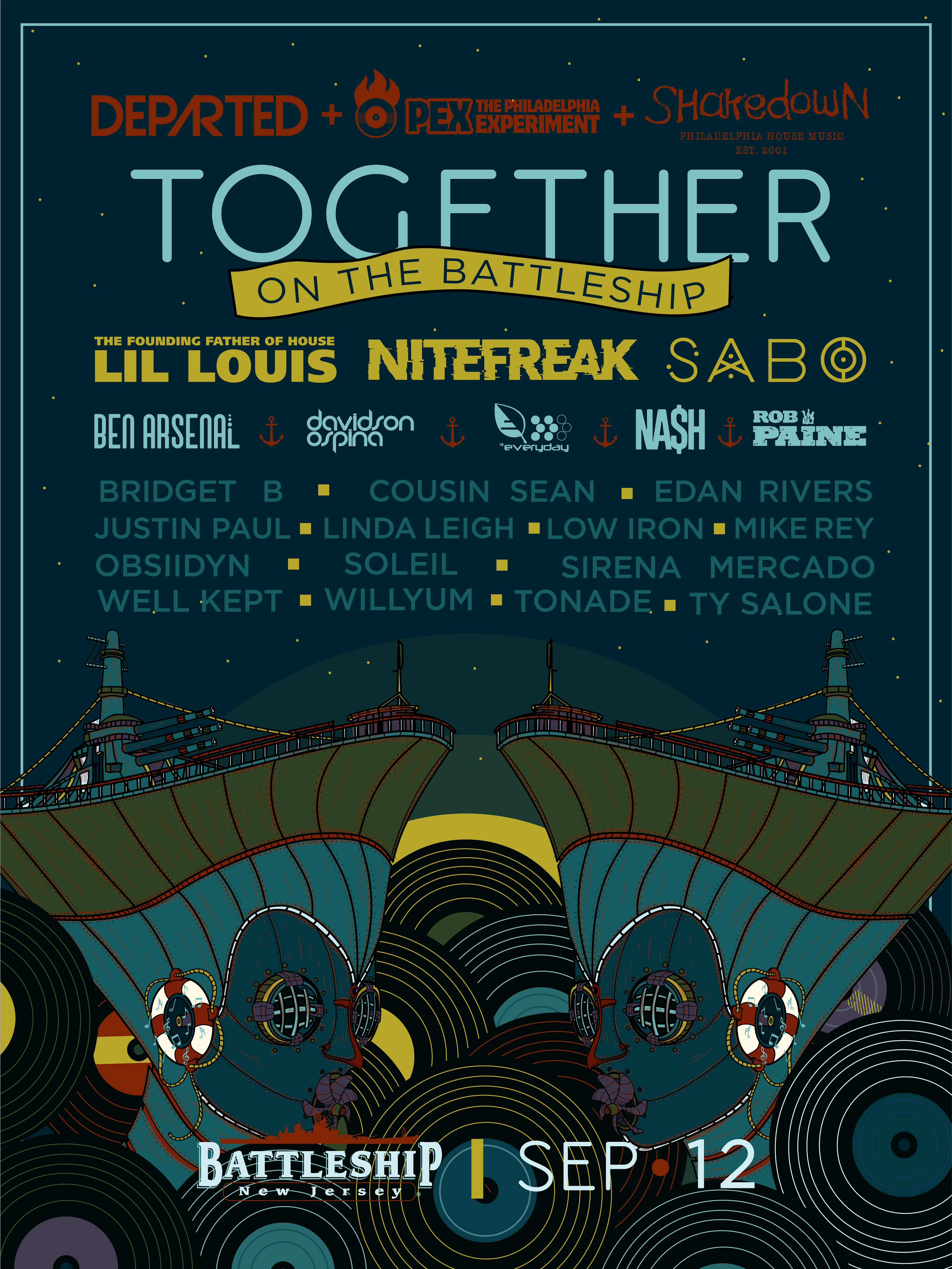 Together On The Battleship : Lil' Louis, Nitefreak, Sabo +
