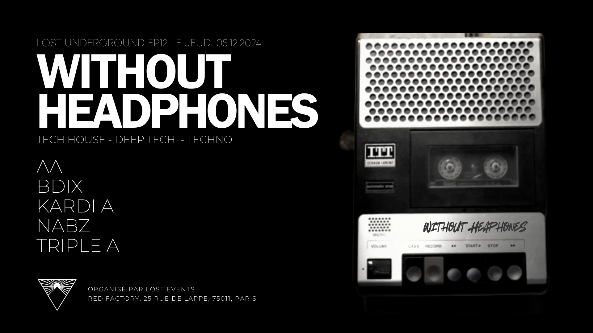 Lost Underground 12 - Without Headphones