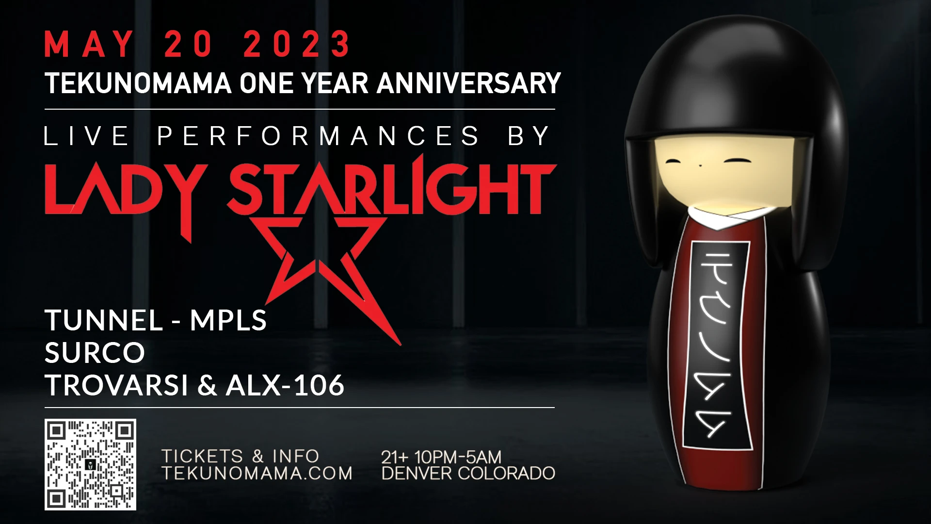 Tekunomama 1st Anniversary | All-Live | Lady Starlight ++