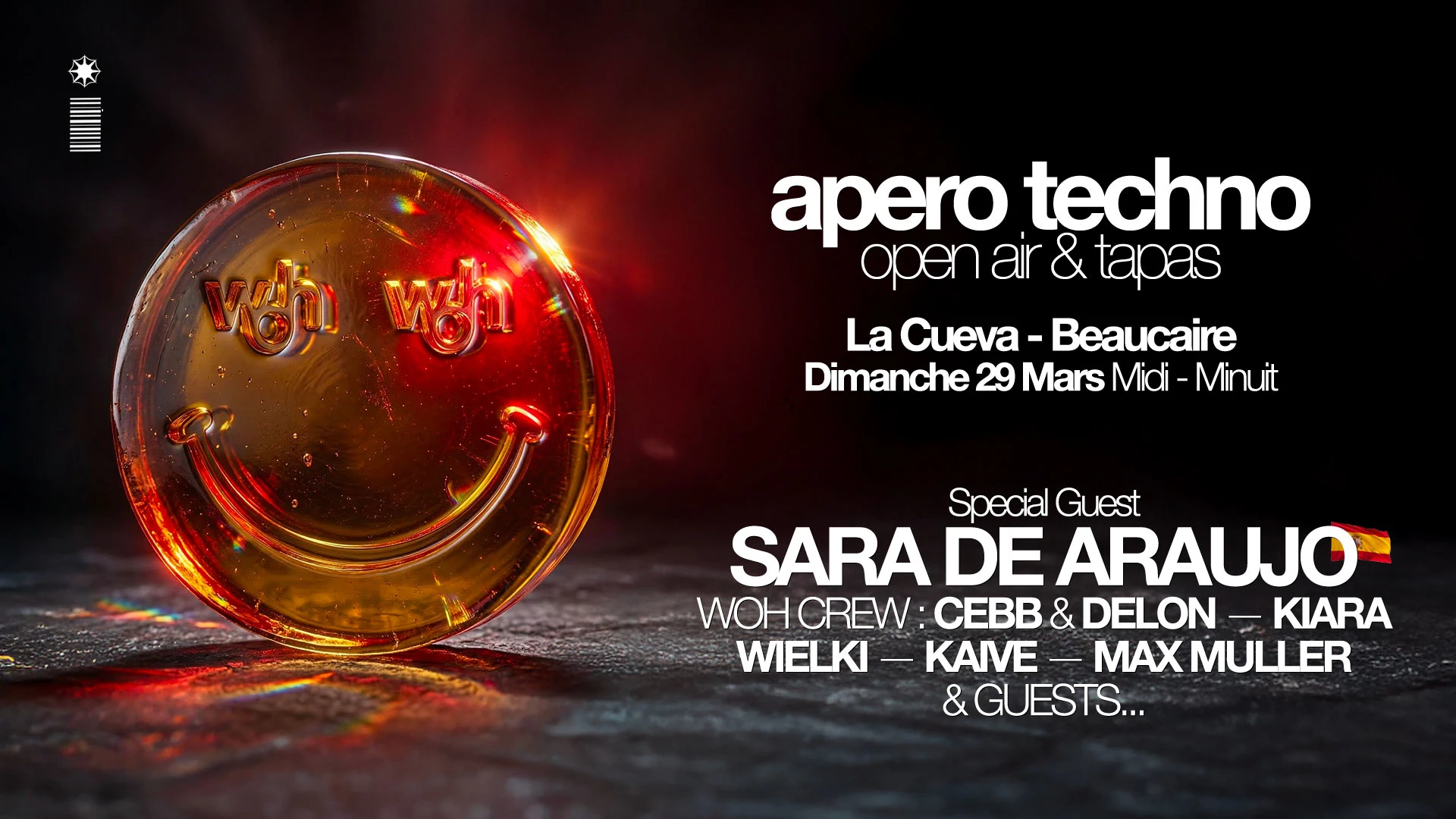 Apero Techno Avec Sara De Araujo À La Cueva
