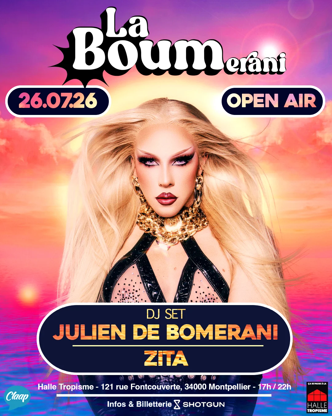 Dim 26/07 - La Boum X Halle Tropisme - Open Air