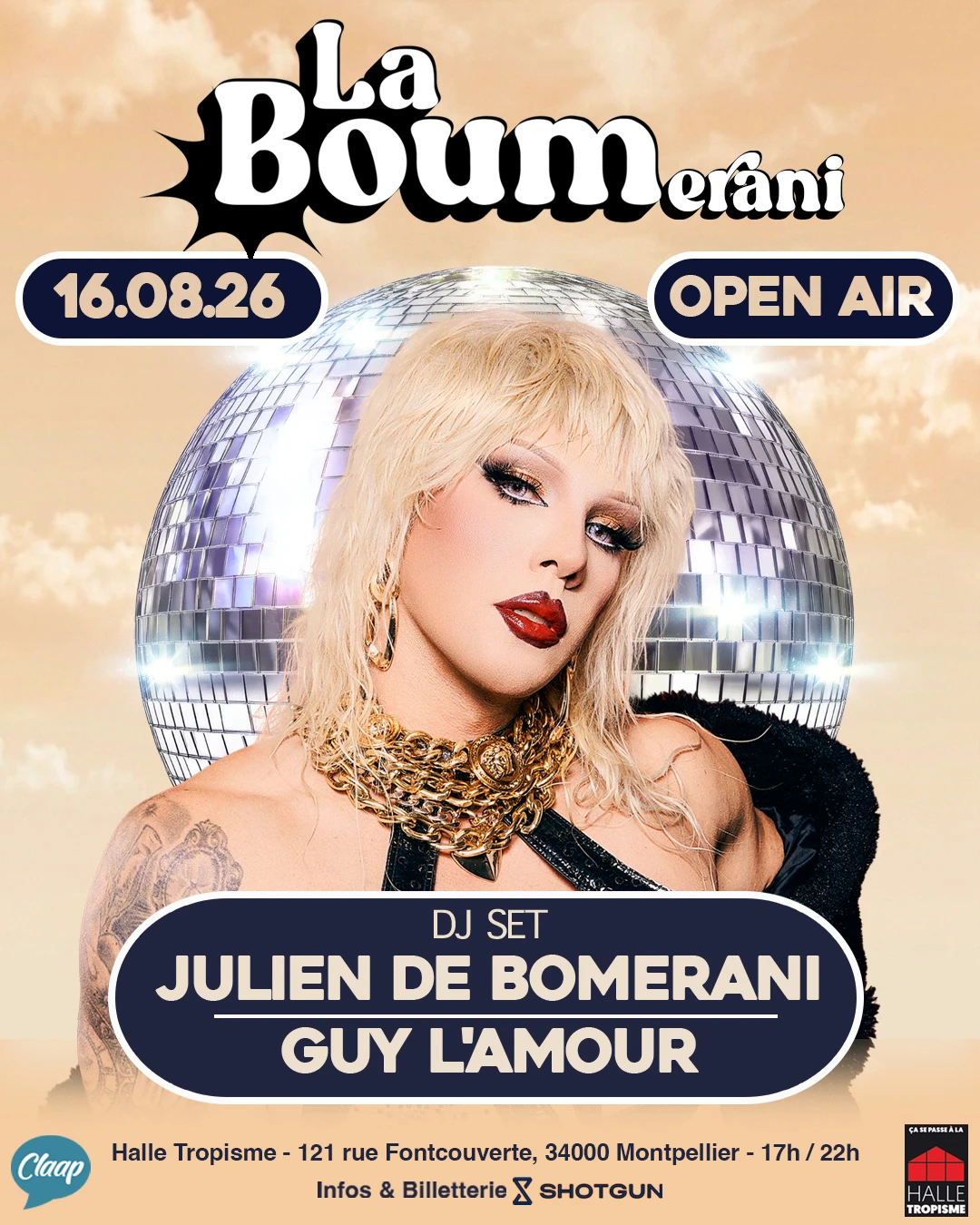 Dim 16/08 - La Boum X Tropisme - Open Air - La Derniere