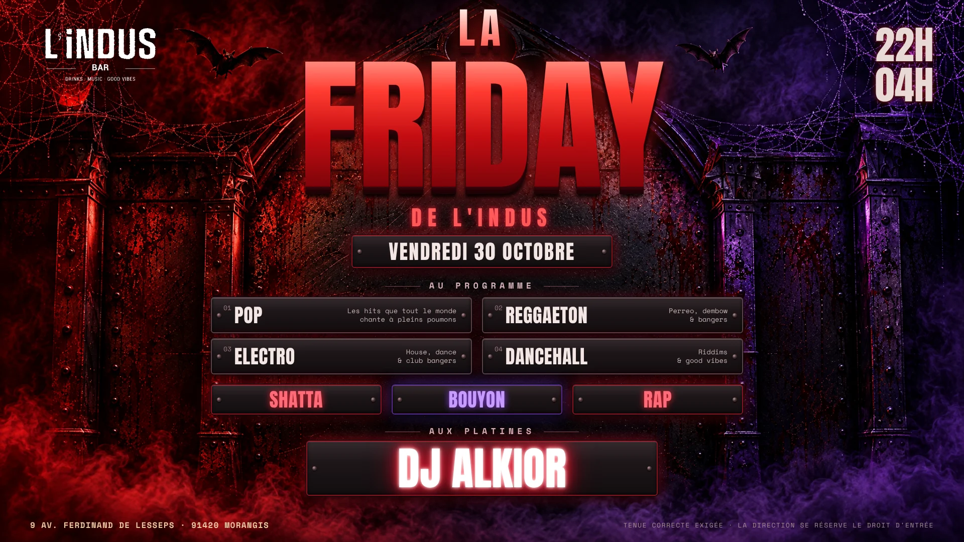 La Friday 30.10