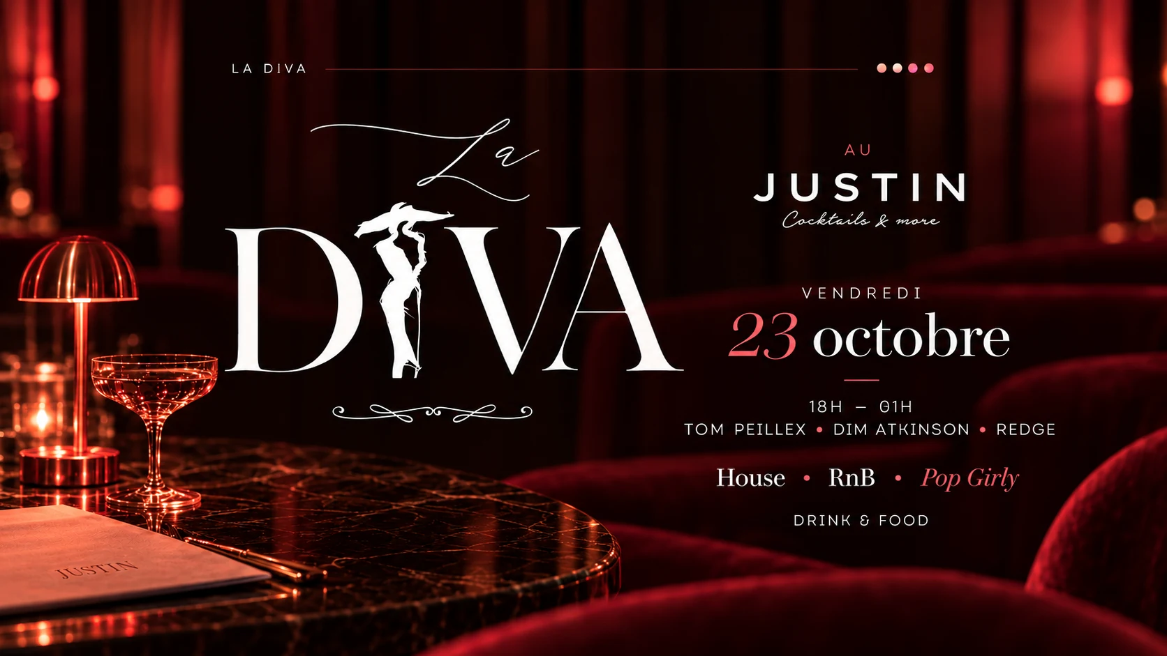 La Diva X Le Justin - Girly & Chic - Lyon