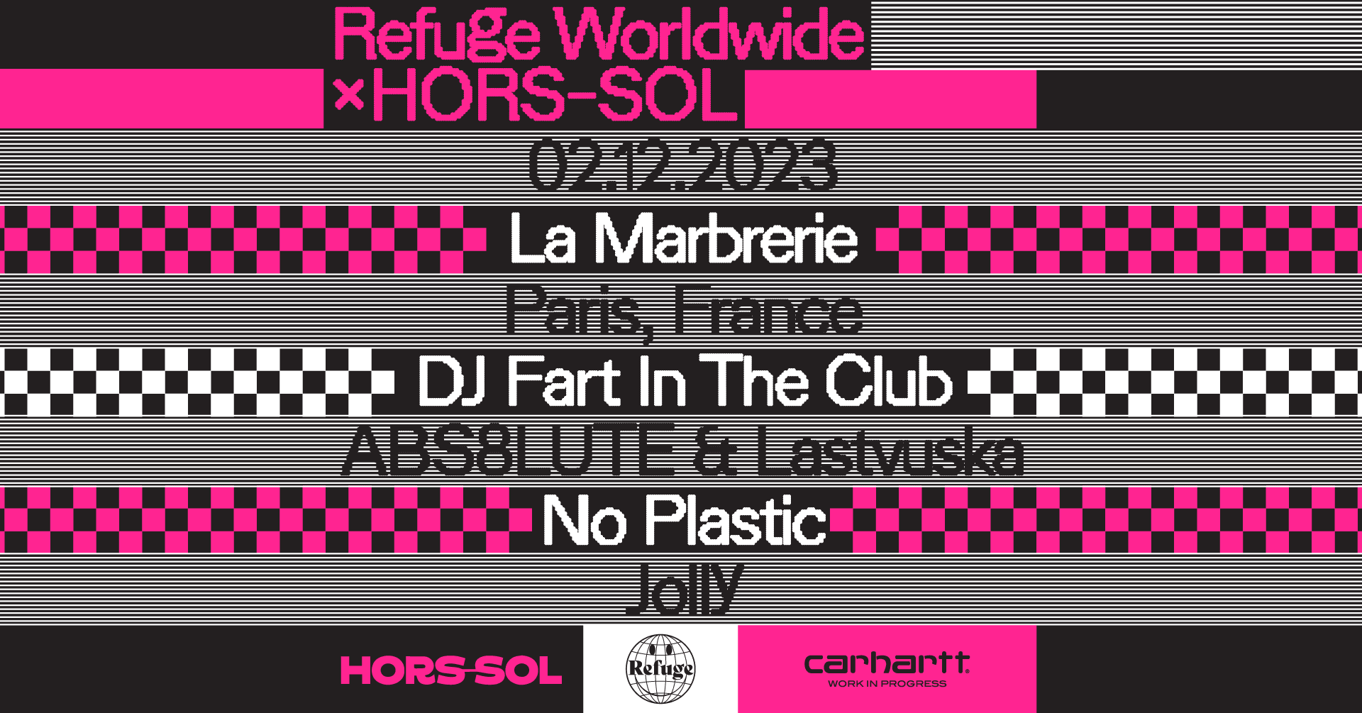 Refuge Worldwide X Hors-Sol