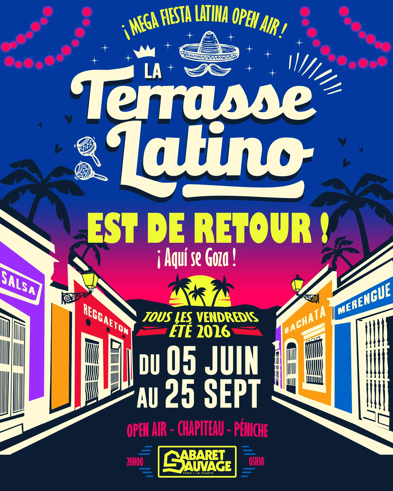 La Terrasse Latino Du Cabaret Sauvage · 11.09.2026