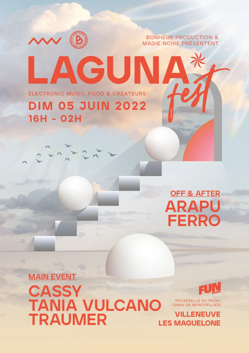 Laguna Fest 2022 : Cassy B2b Tania Vulcano, Traumer 