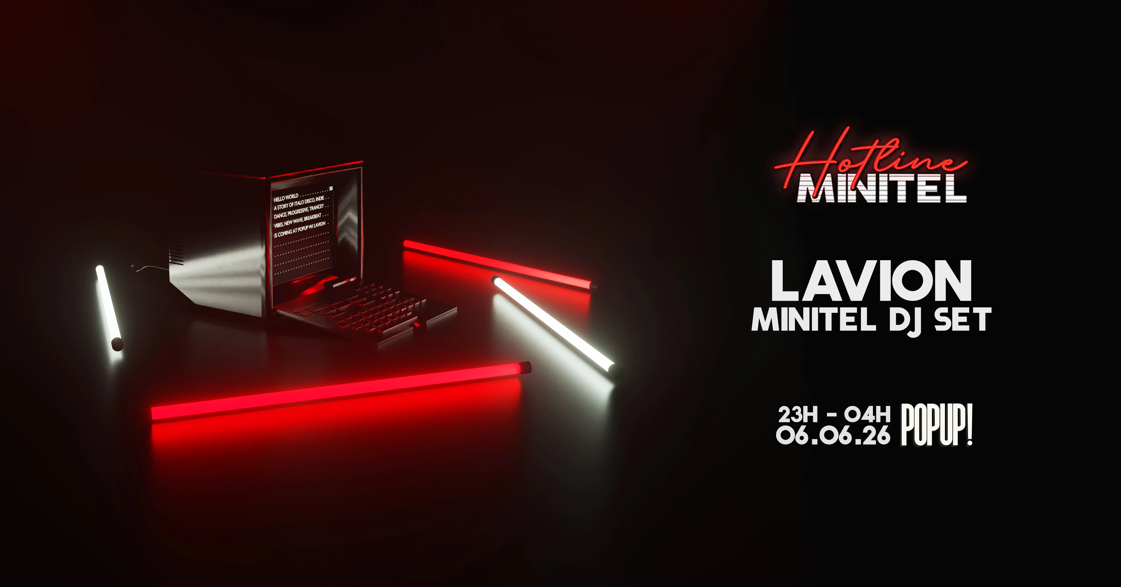 Hotline By Minitel : Lavion + Minitel