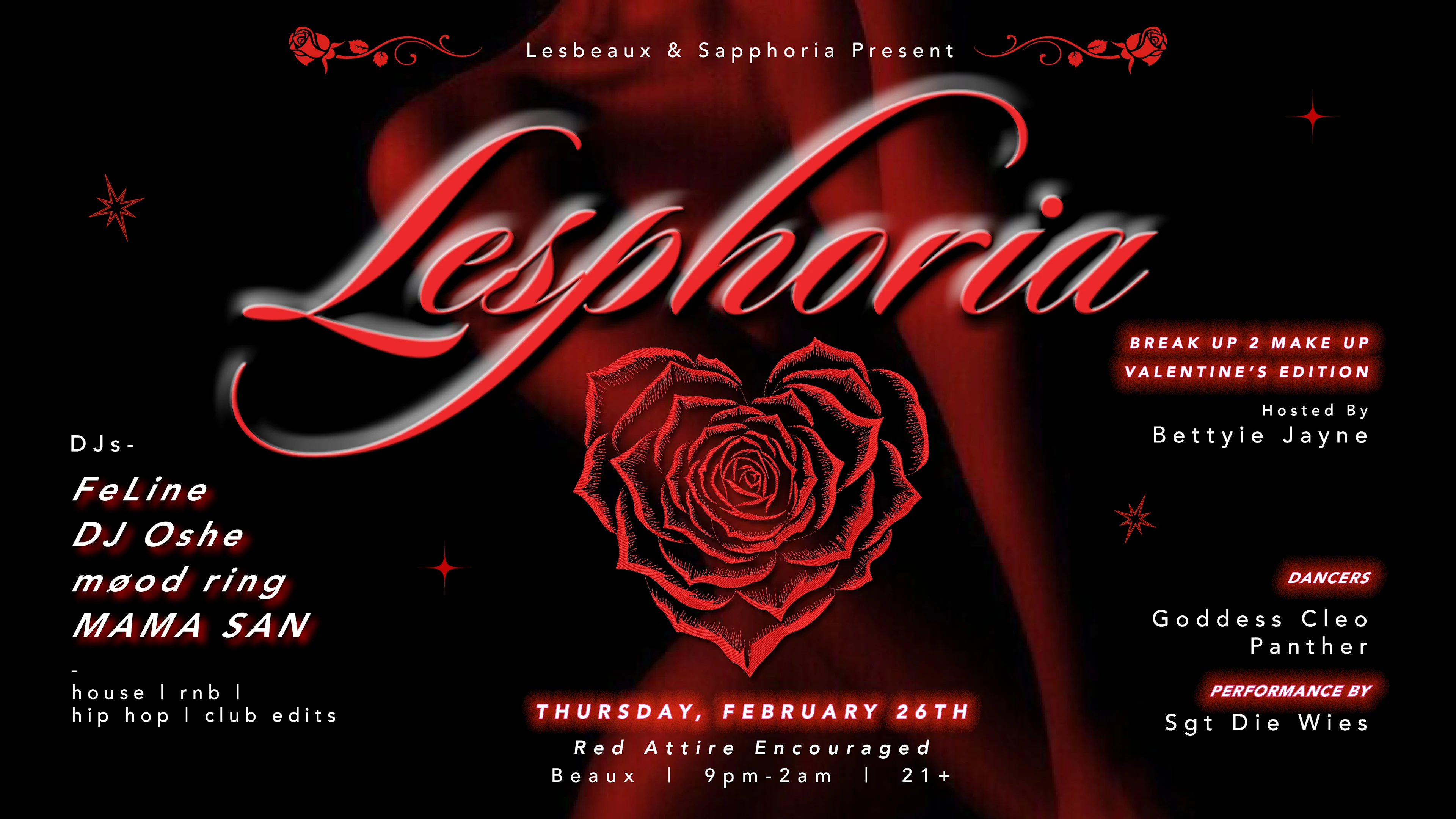 Lesbeaux X Sapphoria Present: Lesphoria