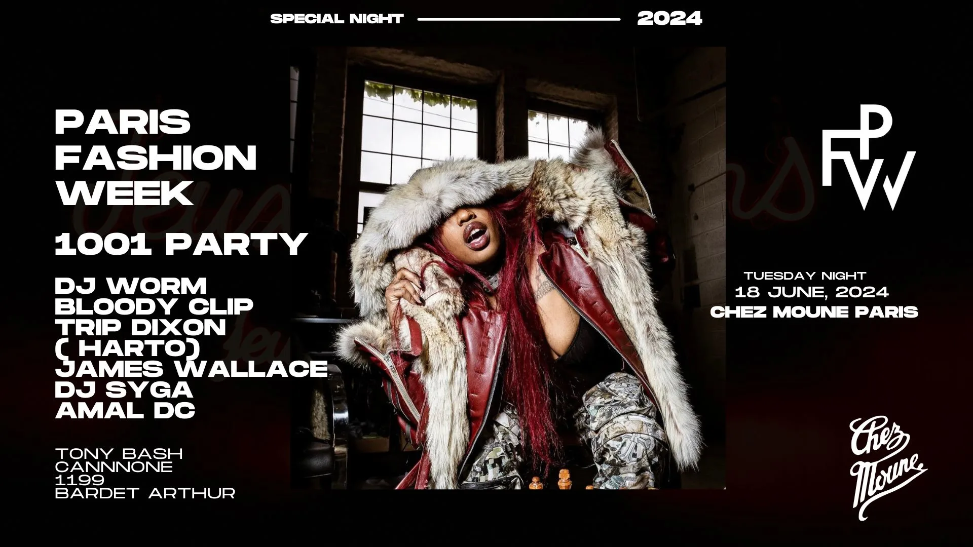 1001 Party - Fw @Chezmoune - Tuesday 18.06