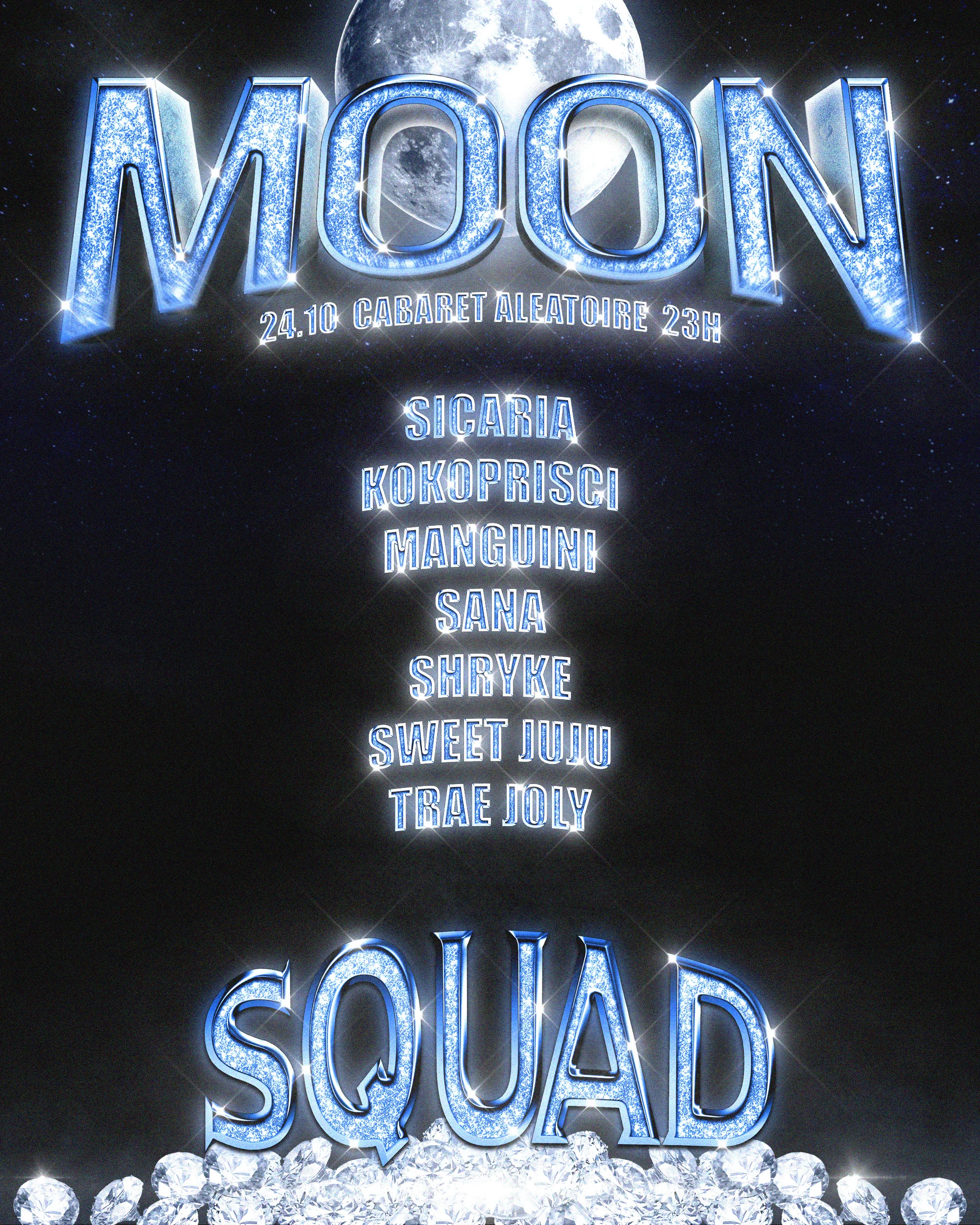 24/10| Club Cabaret X Moon Squad : Sicaria, Kokoprisci &More