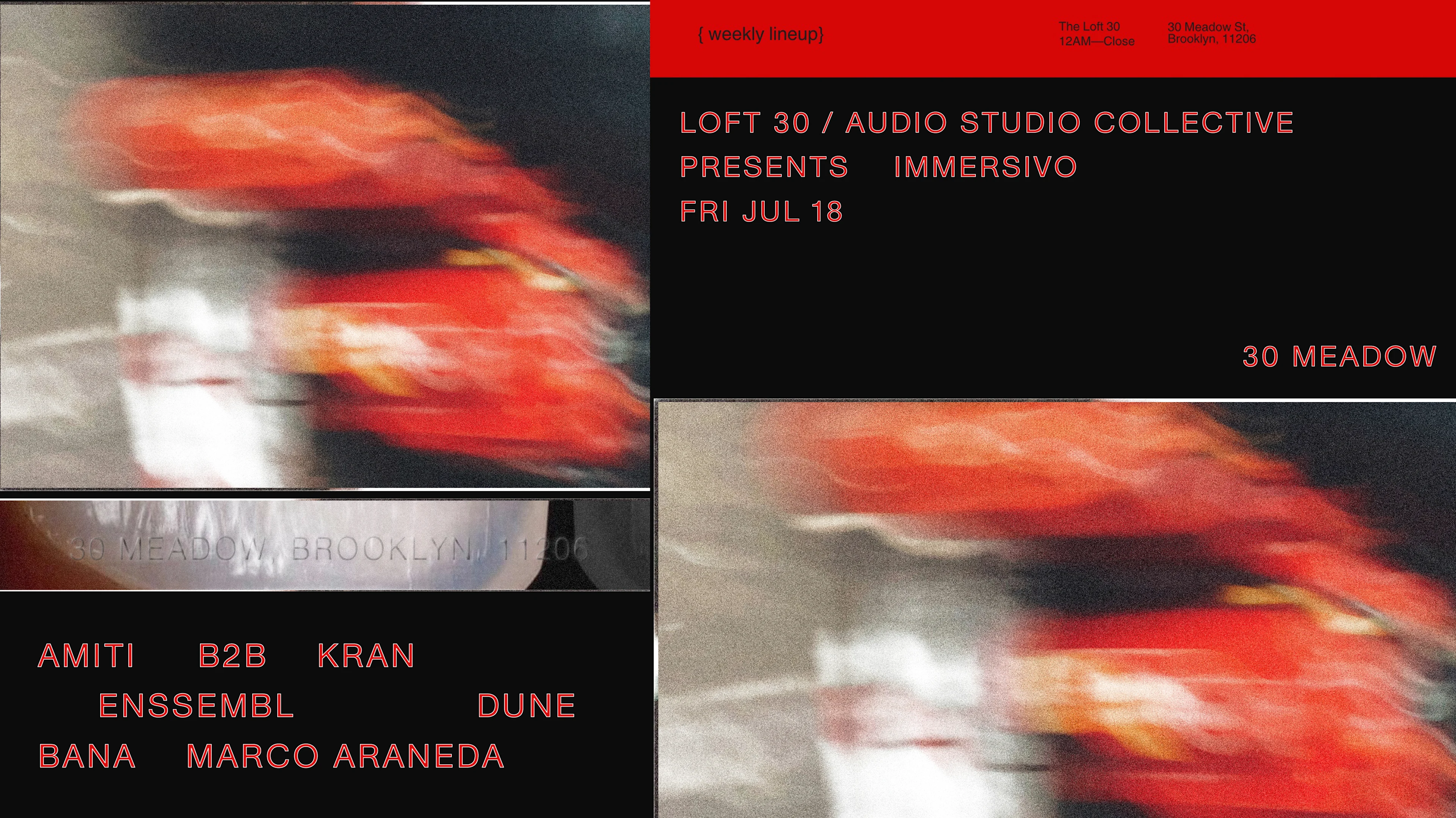 Loft 30—Amiti, Kran, Dune, Enssembl, Bana, Marco Araneda