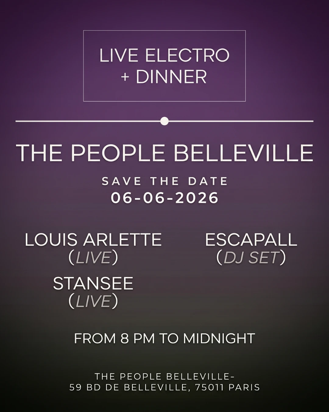 Louis Arlette Invite Escapall & Stansee
