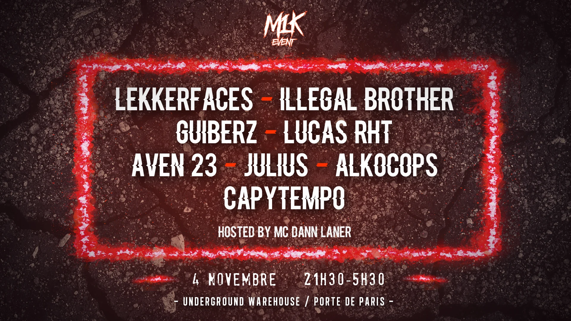 M1k Invite : Lekkerfaces & Friends