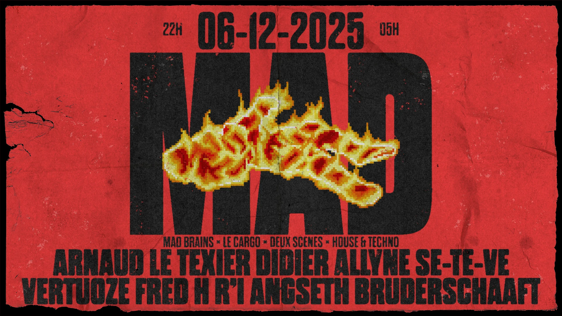M.A.D Brains X Le Cargö : Arnaud Le Texier, Se-Te-Ve, & More