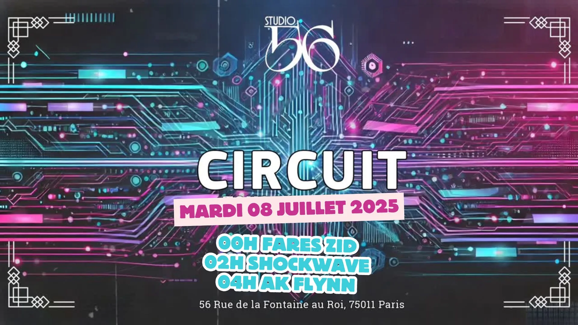 Circuit W/ Fares Zid, Shockwave & Ak Flynn