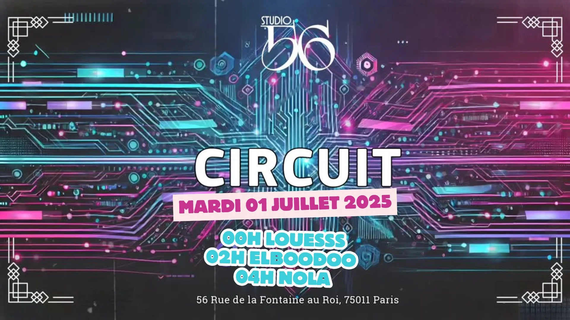 Circuit W/ Louesss, Elboodoo & Nola