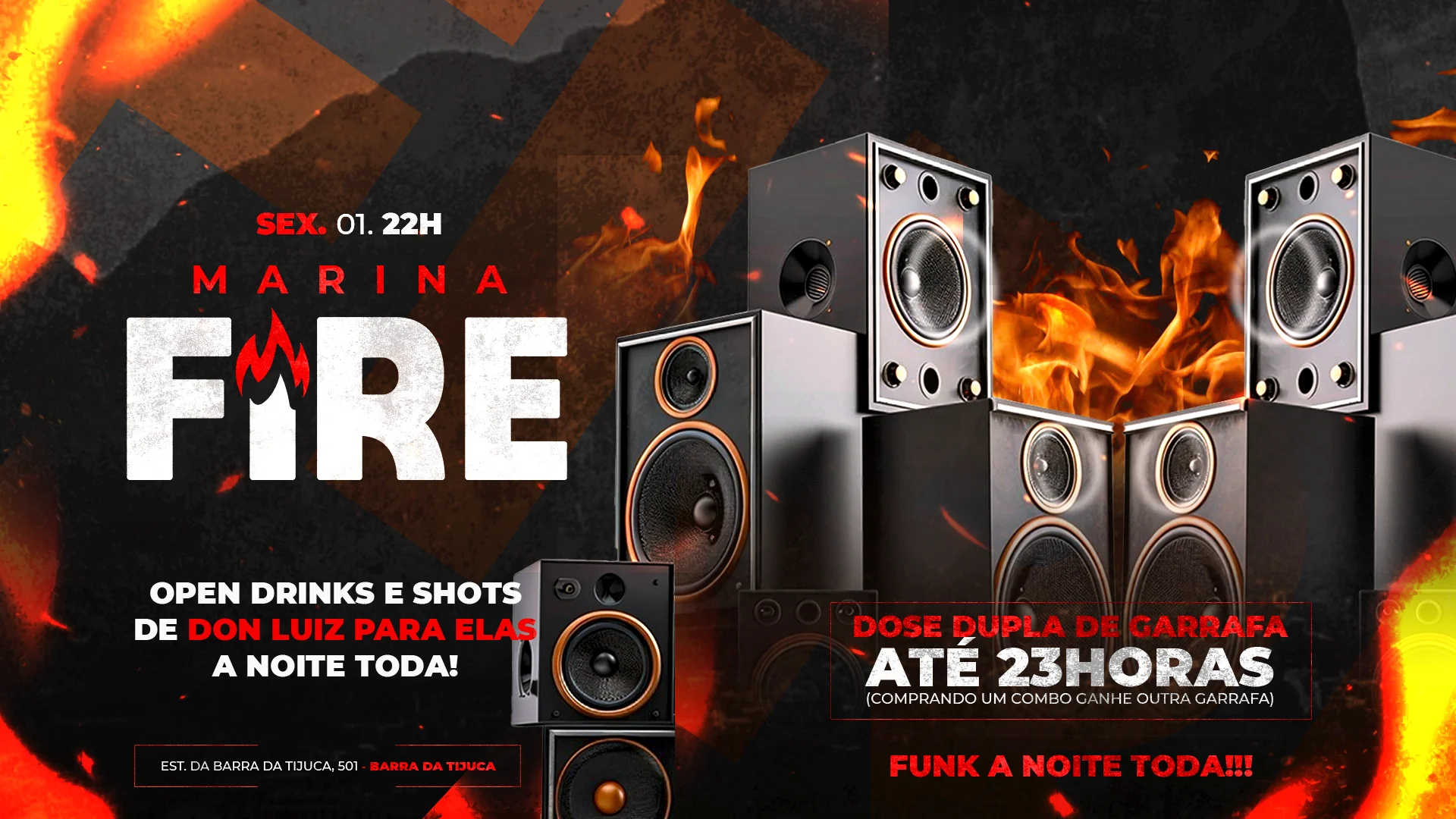 Marina Fire | 01/08•Marinda Deck | 6h De Funk