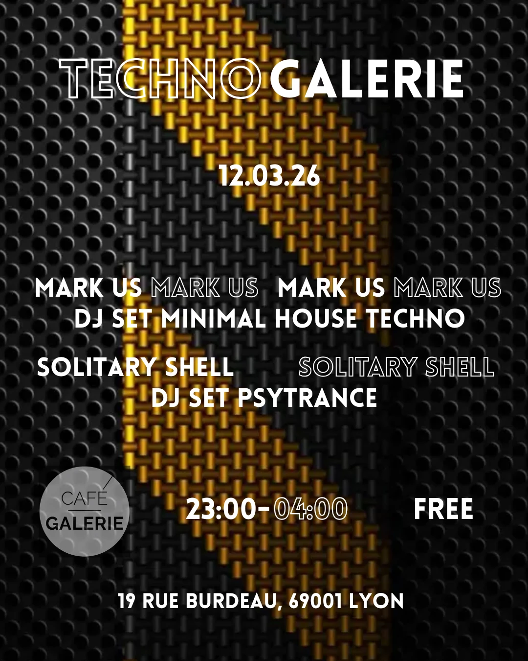 Techno Galerie Mark_Us X Solitary_Shell