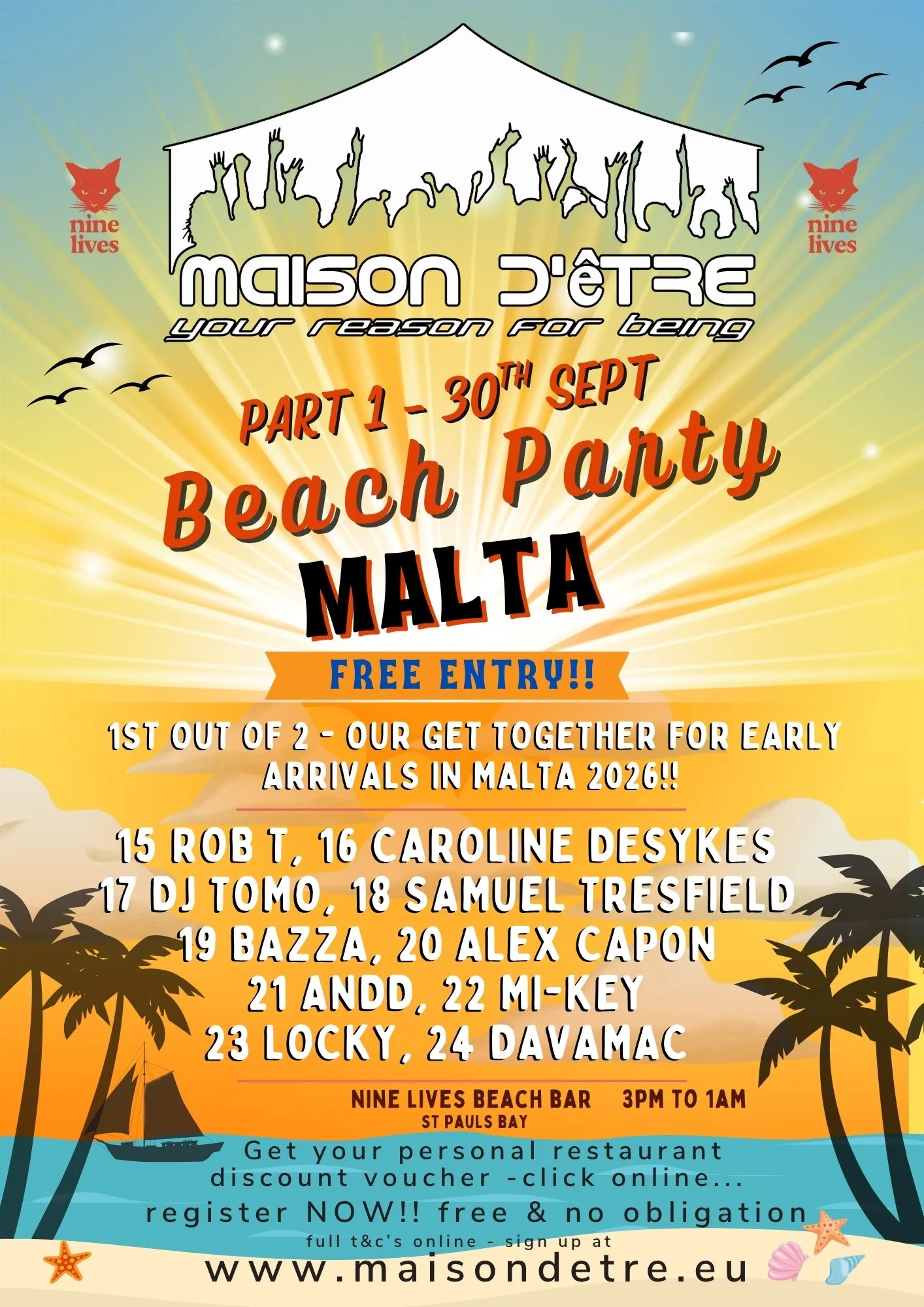 Maison D'être Malta Part 1 - Defected Week 30th September
