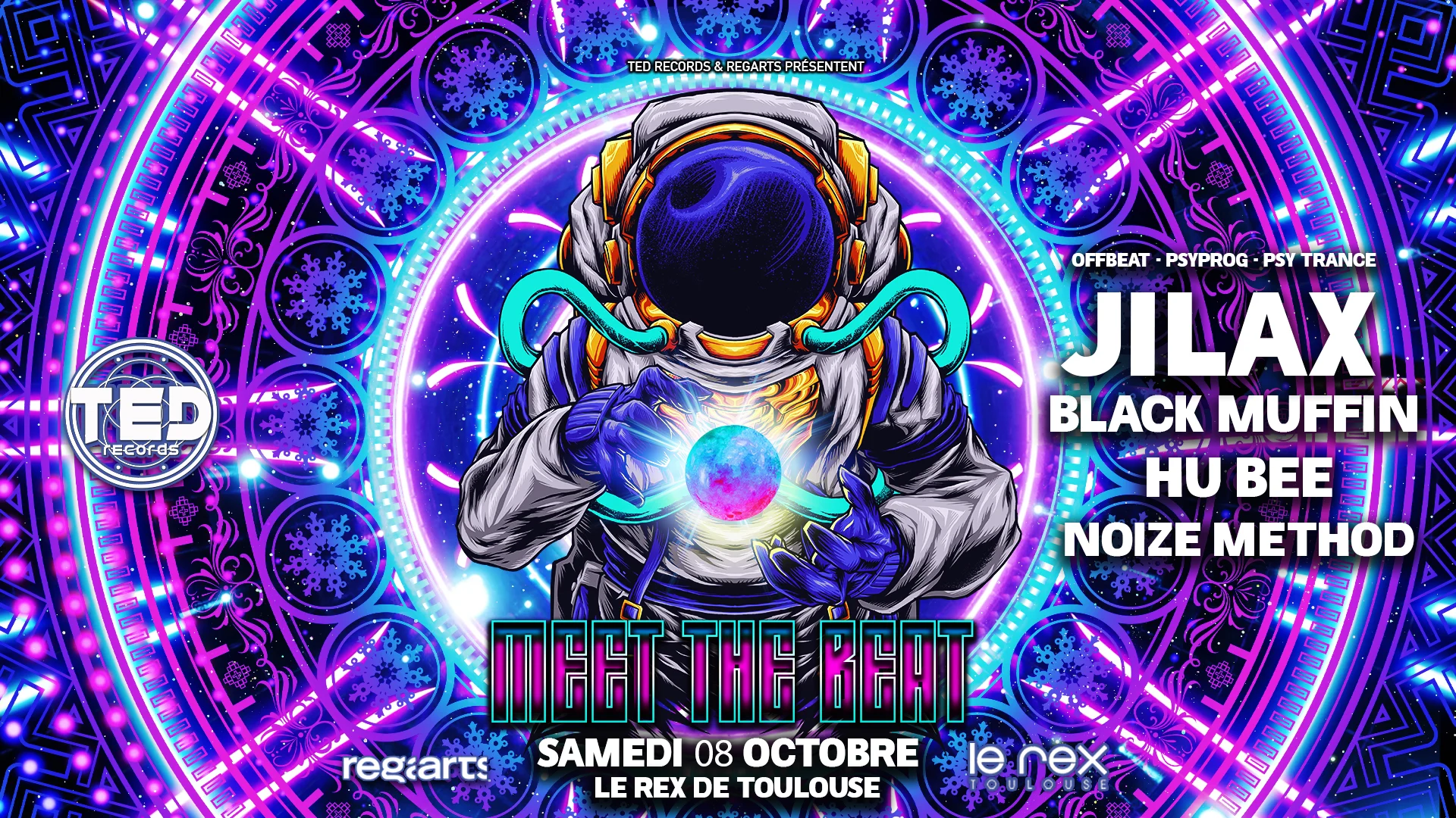 Meet The Beat W. Jilax - Black Muffin - Hu Bee - Noize Method