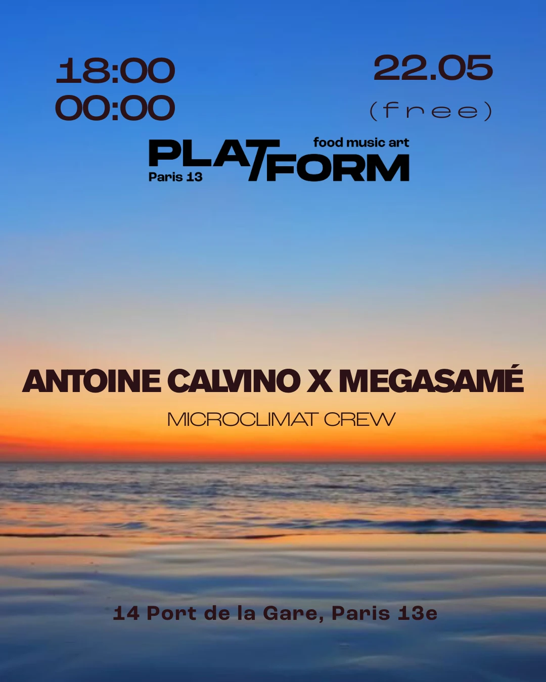 Microclimat Crew • Antoine Calvino X Megasamé • Free