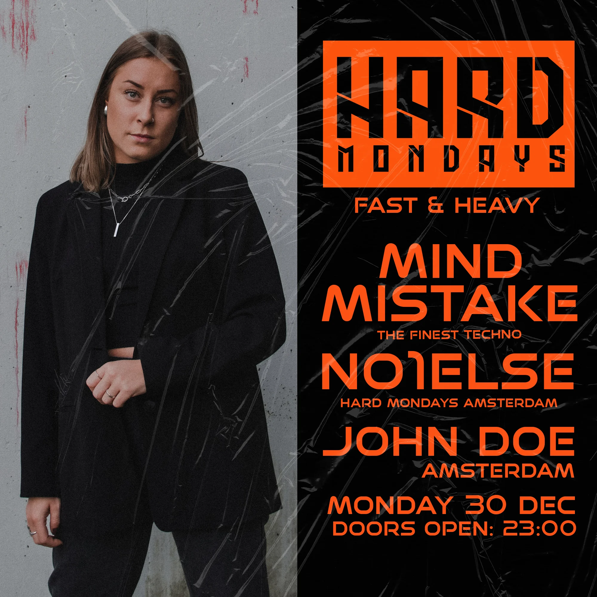 Hard Mondays Amsterdam - Hard Techno W/ Mindmistake