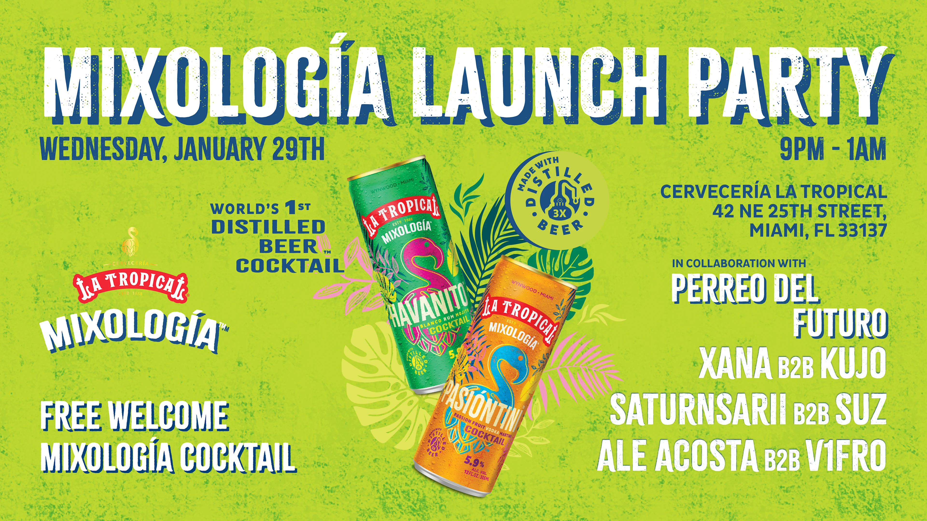 La Tropical Mixología Launch Party