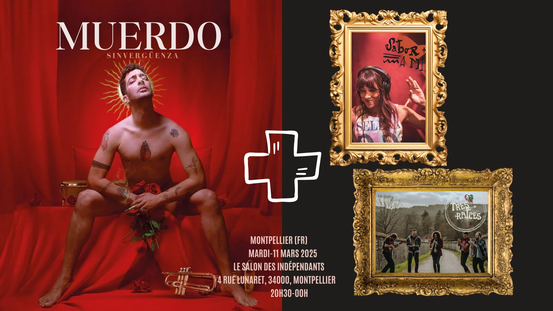 Muerdo + Sabor A Mí + Tres Raíces En Live