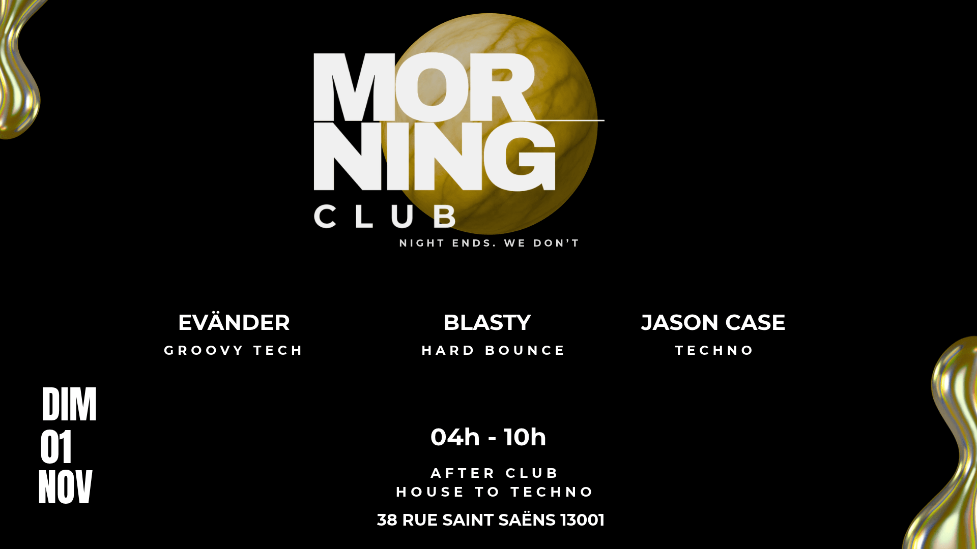 After Morning Club W/ Evänder, Blasty & Jason Case